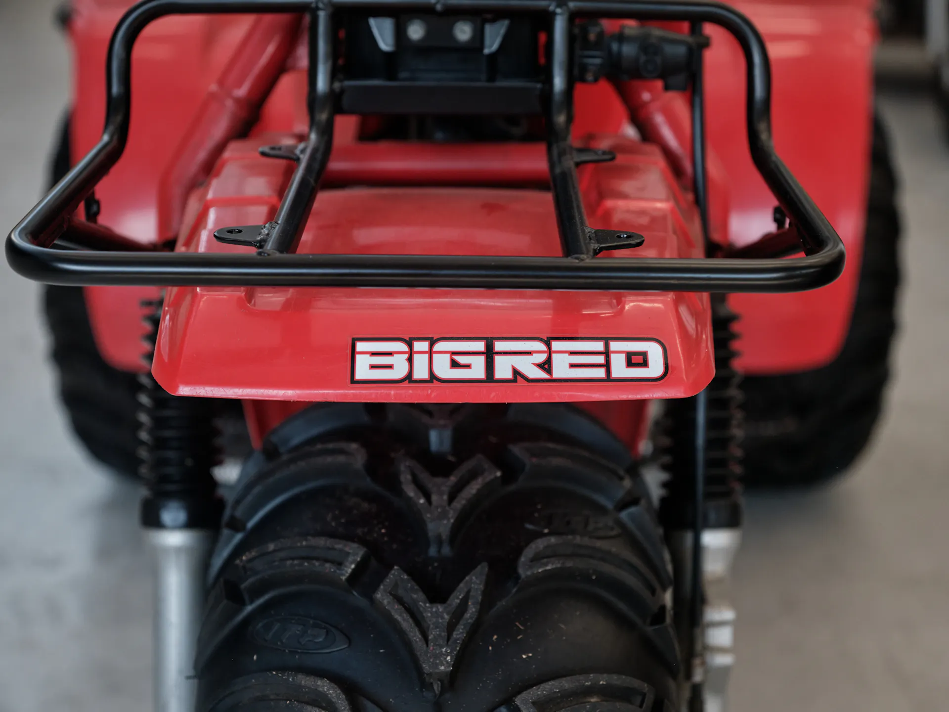 1986 Honda ATC 250ES Big Red front rack/fender logo