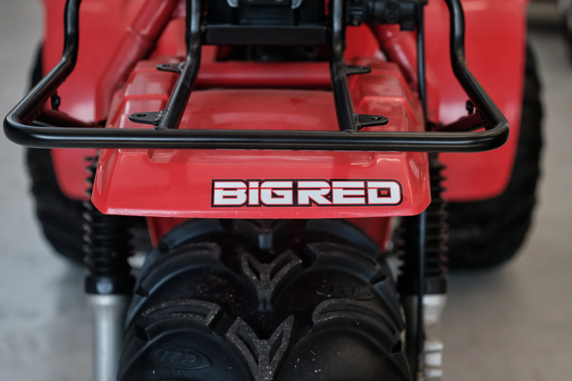 1986 Honda ATC 250ES Big Red front rack/fender logo