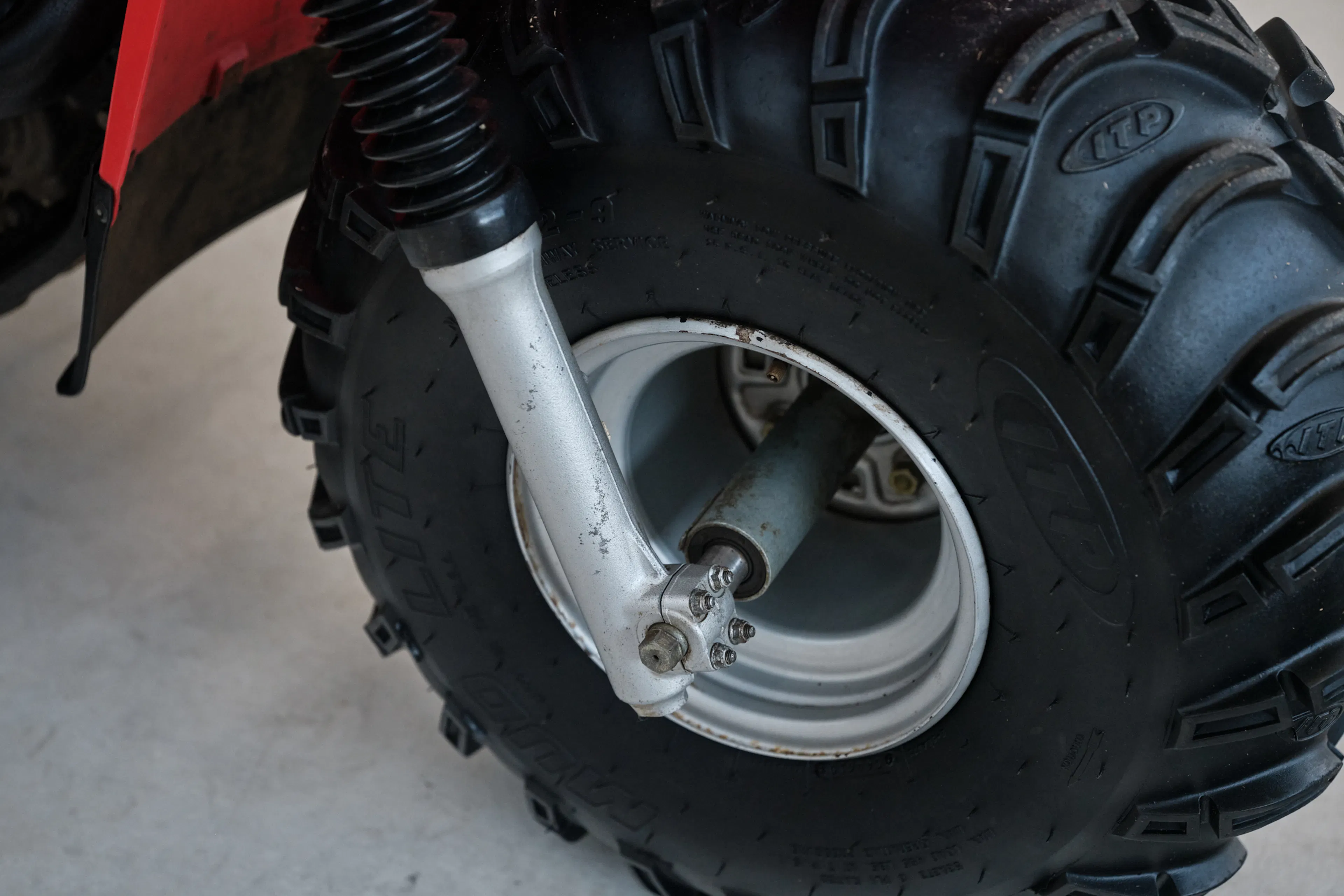 1986 Honda ATC 250ES Big Red right fork