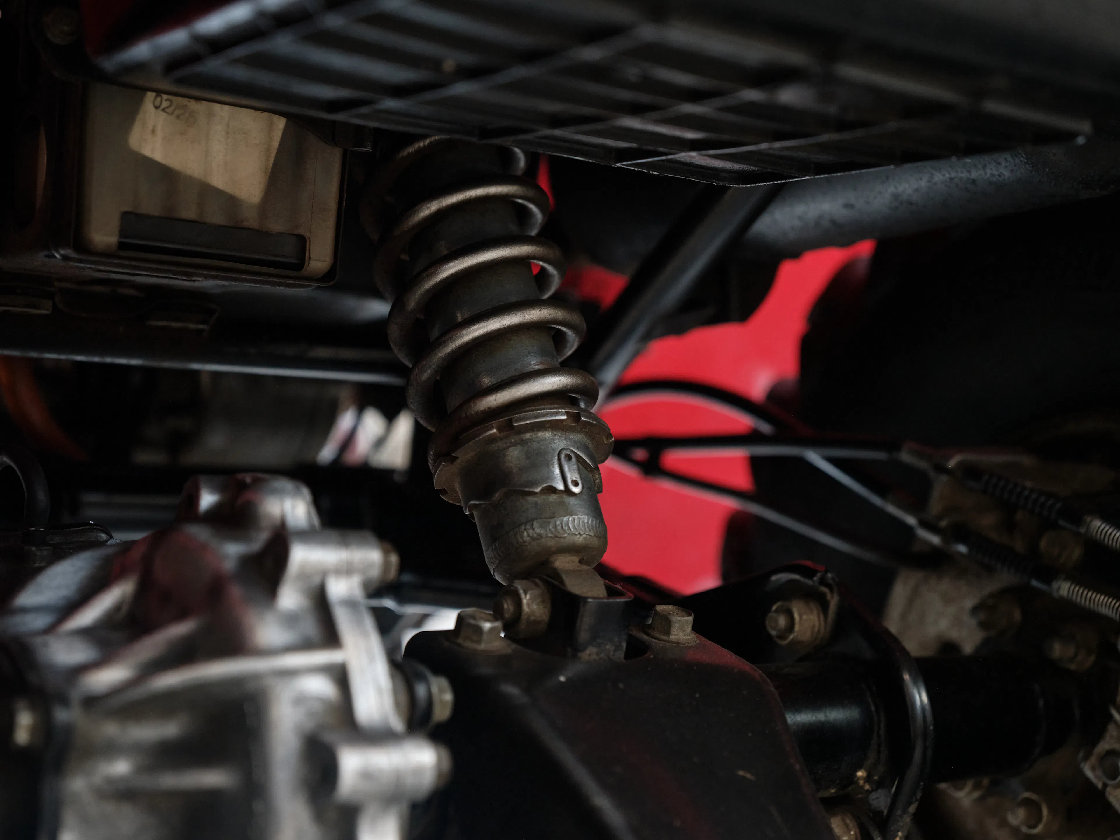 1986 Honda ATC 250ES Big Red rear shock