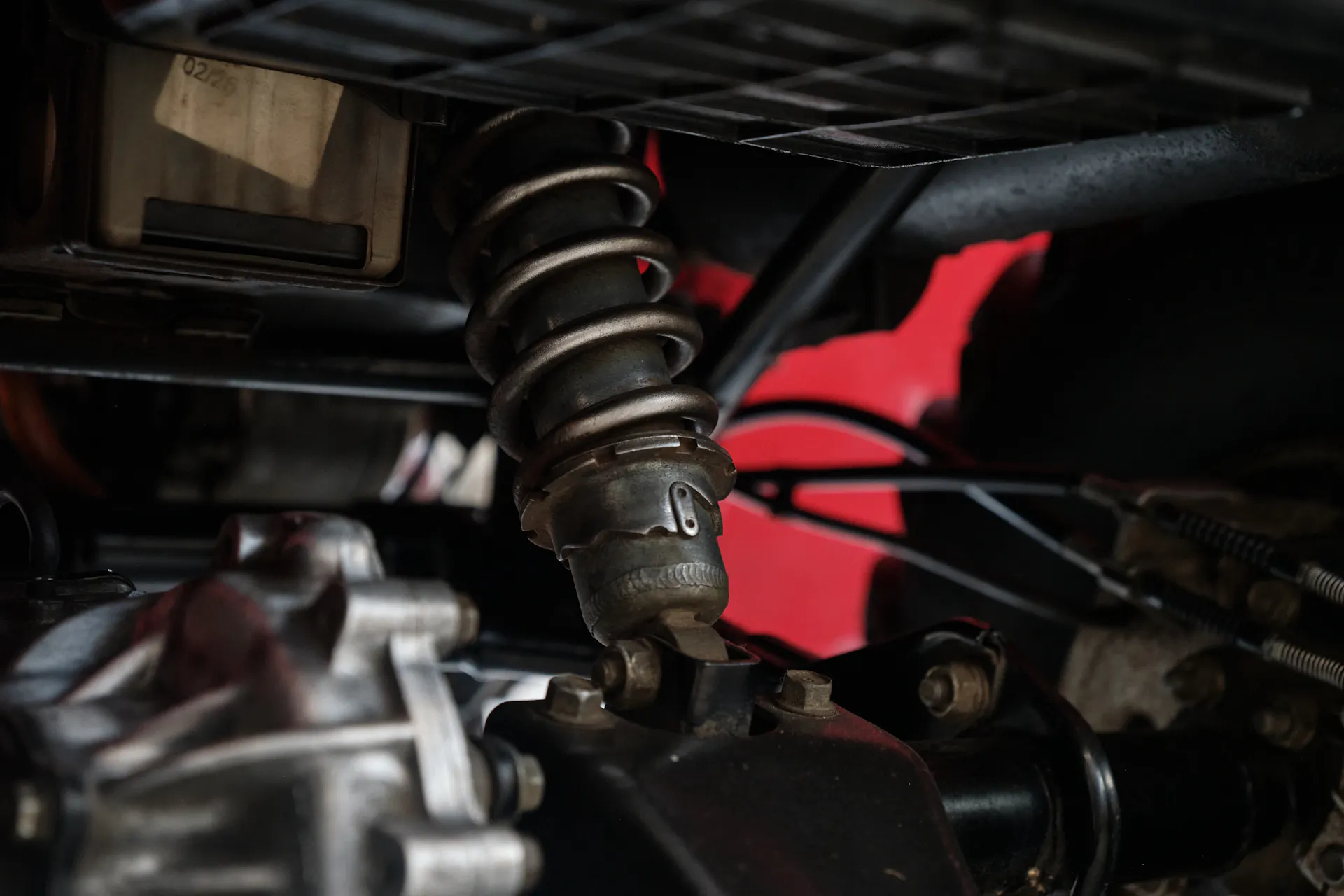 1986 Honda ATC 250ES Big Red rear shock