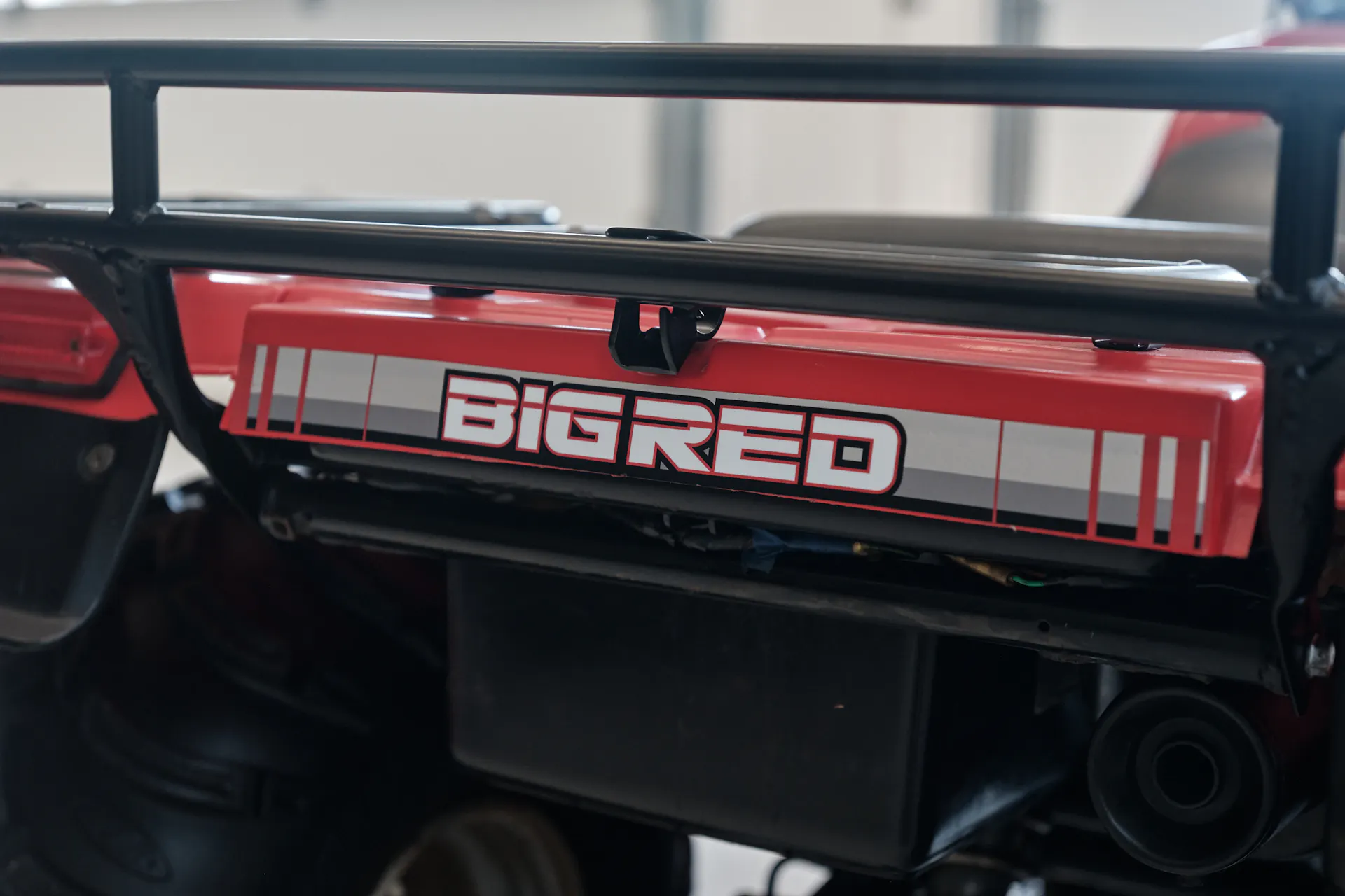 1986 Honda ATC 250ES Big Red rear decal