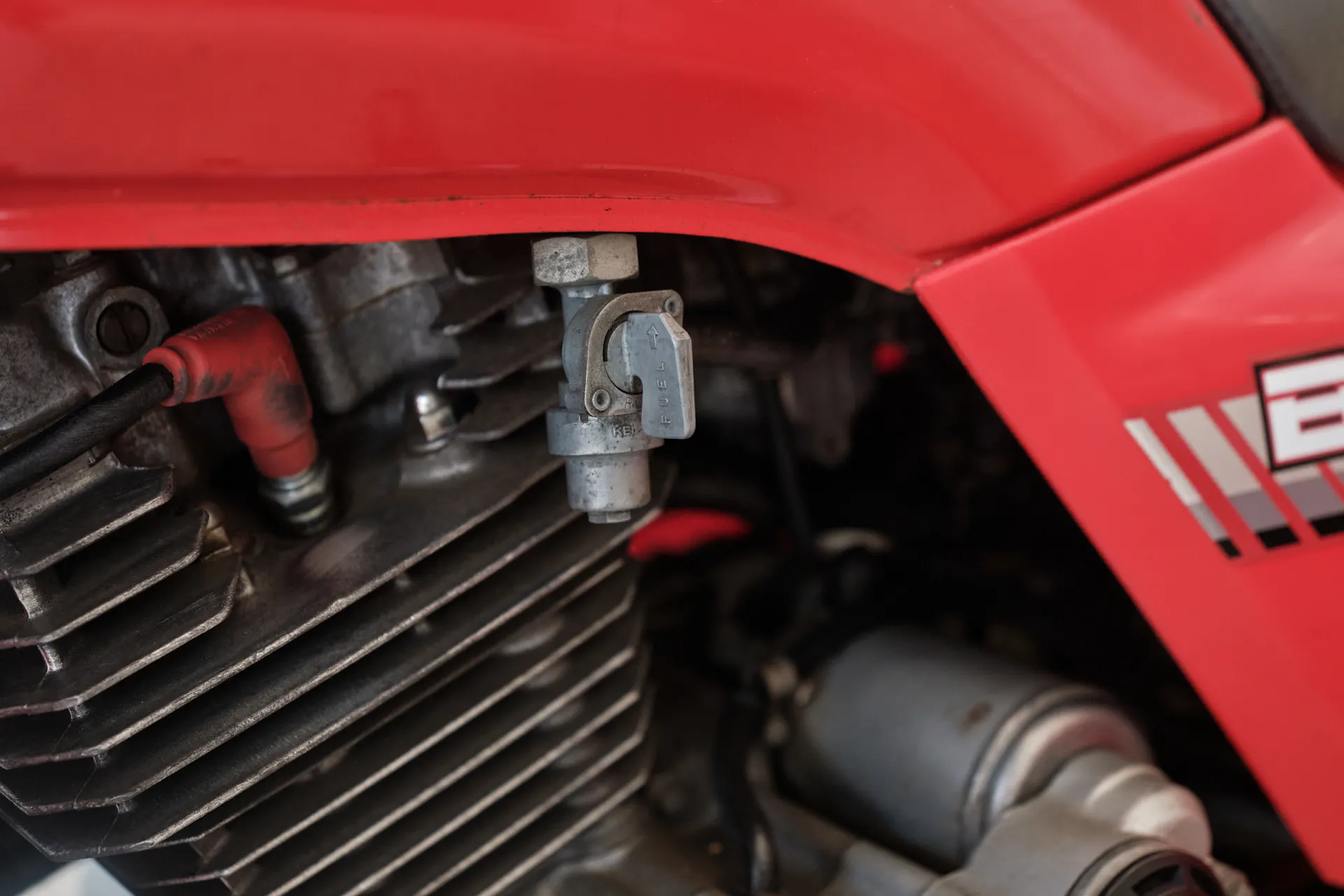 1986 Honda ATC 250ES Big Red petcock