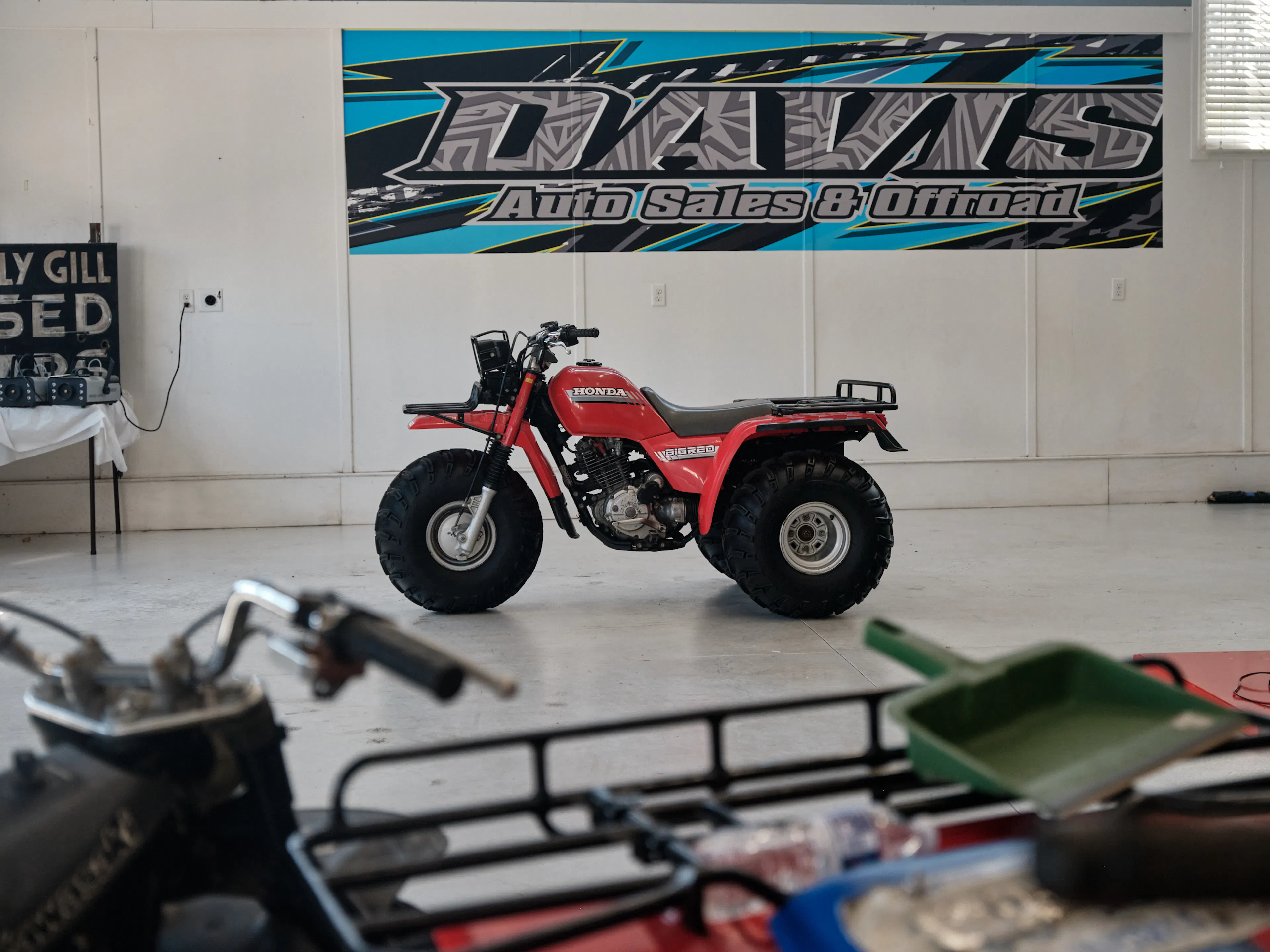 1986 Honda ATC 250ES Big Red side view wide