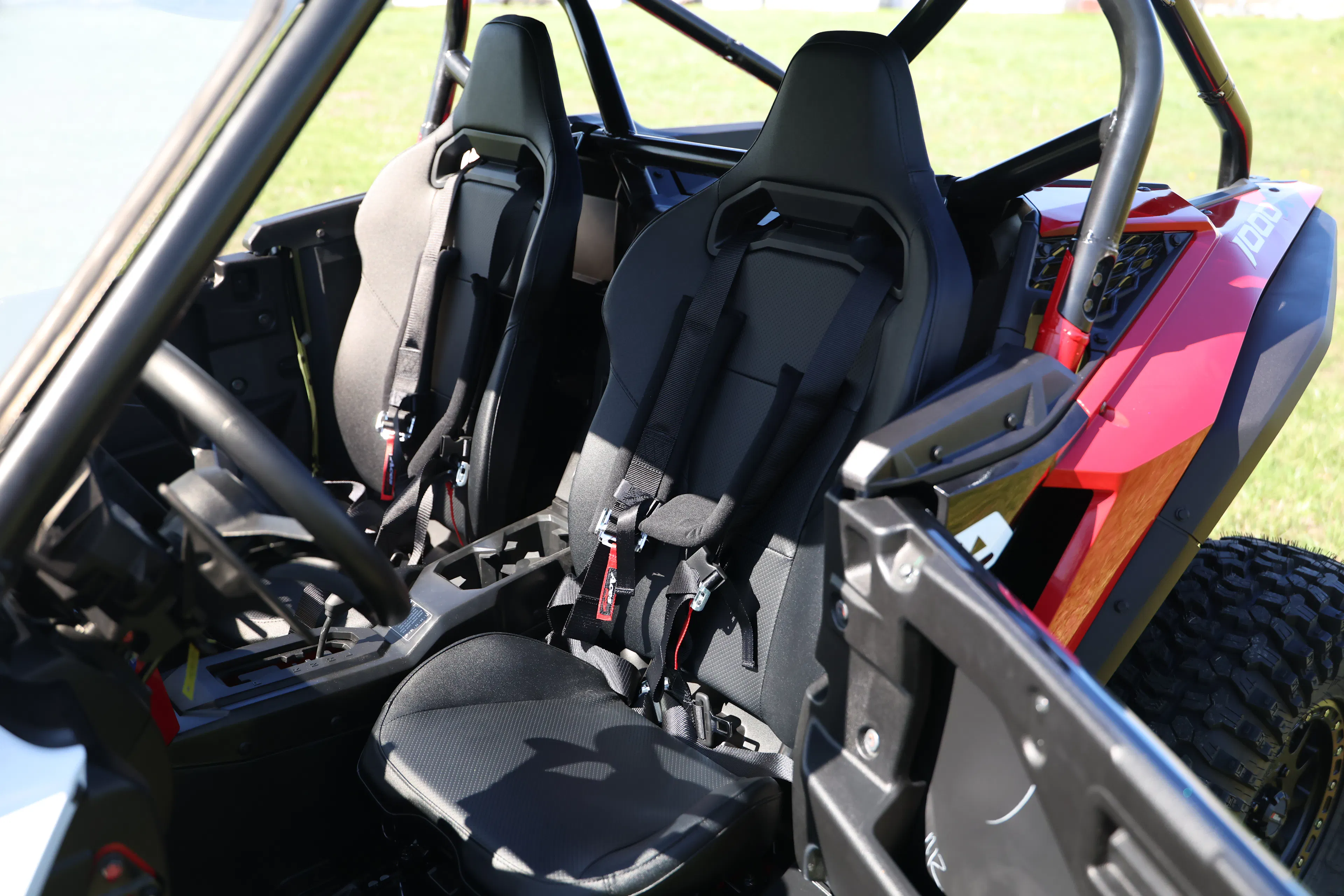 2025 Honda Talon 1000X Fox Live Valve interior driver seat