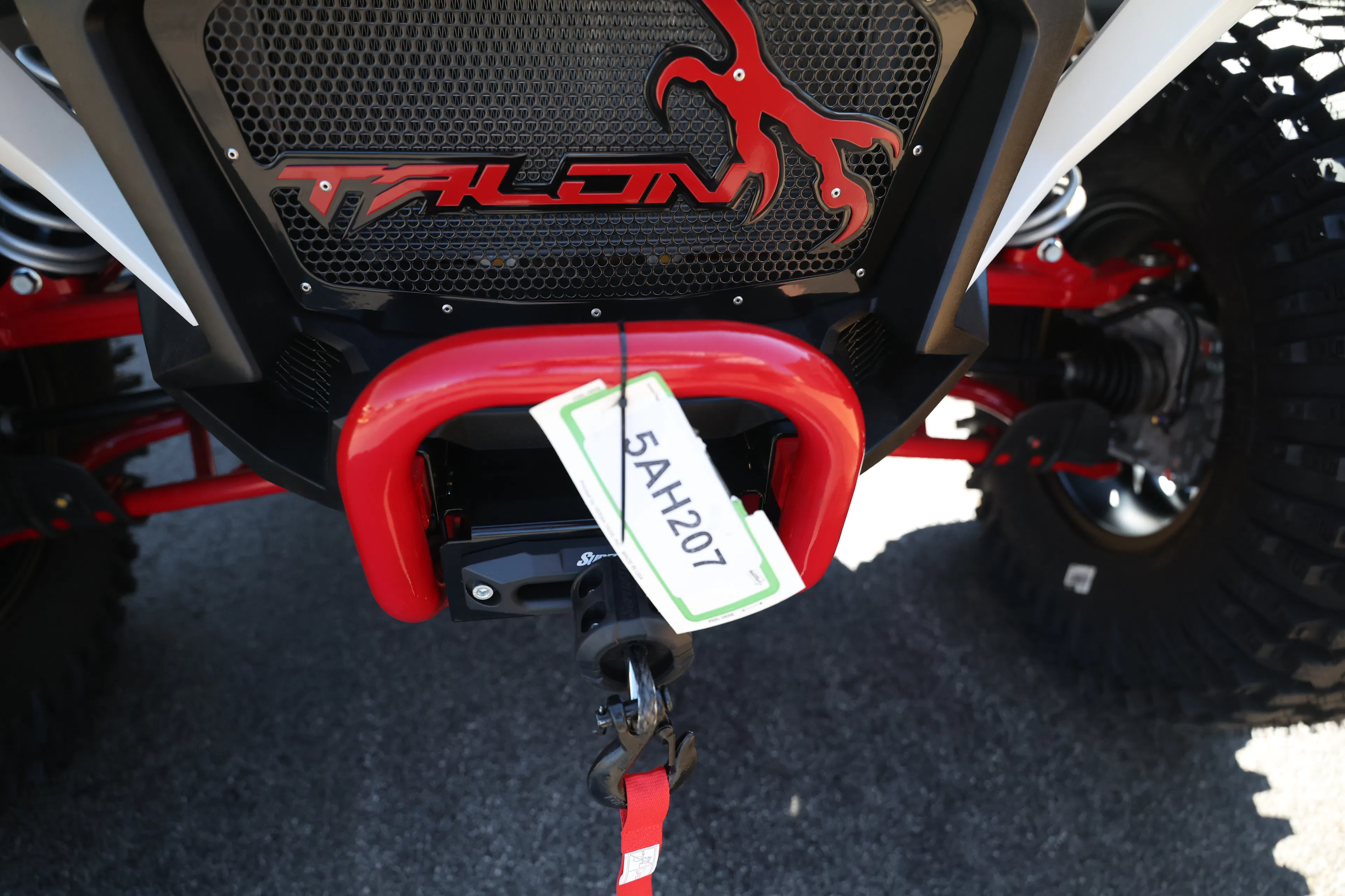 2025 Honda Talon 1000X Fox Live Valve bumper/winch pull/grille