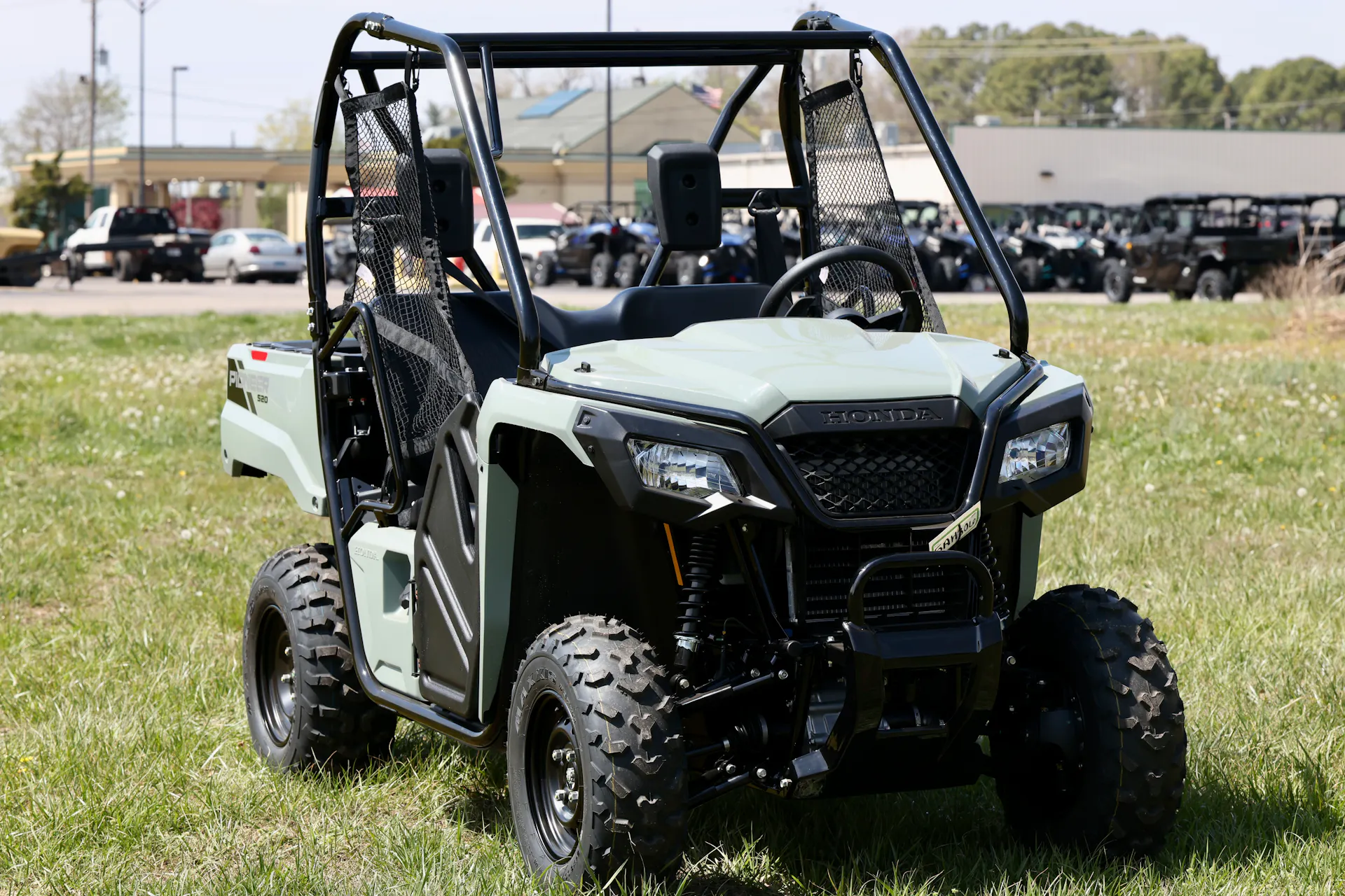 2026 Honda Pioneer 520 front passenger 3/4 shallow