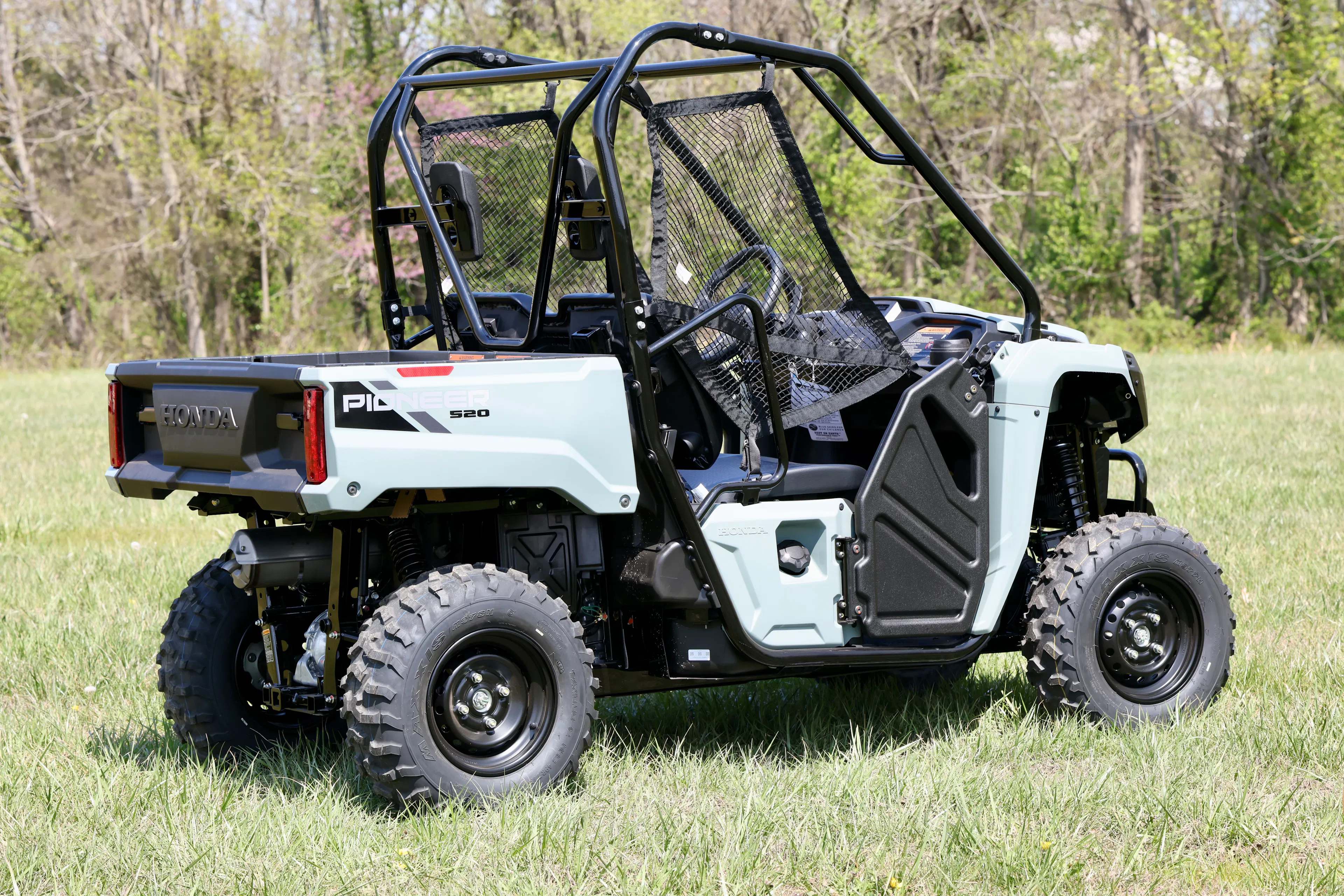 2026 Honda Pioneer 520 rear passenger 3/4