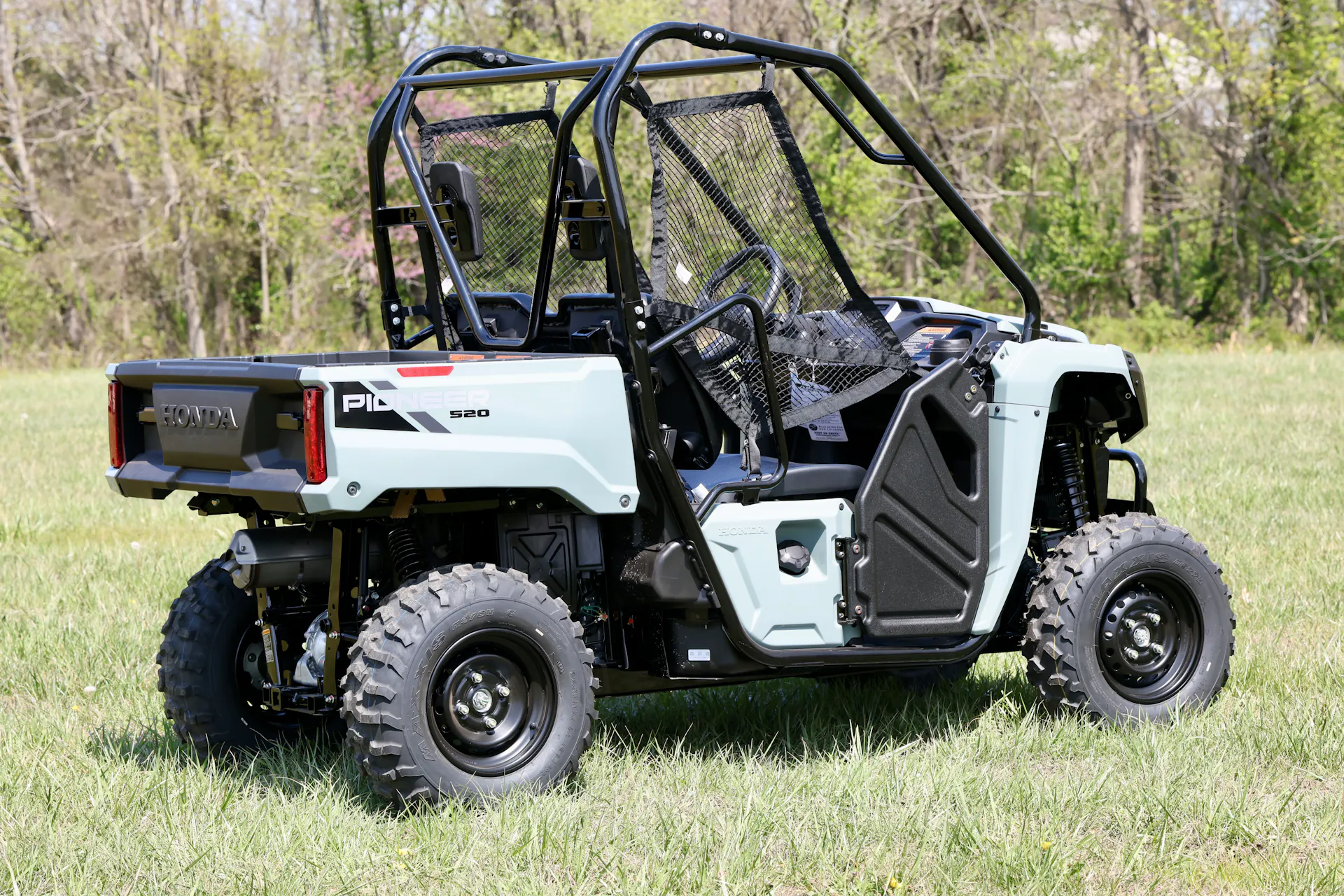 2026 Honda Pioneer 520 rear passenger 3/4