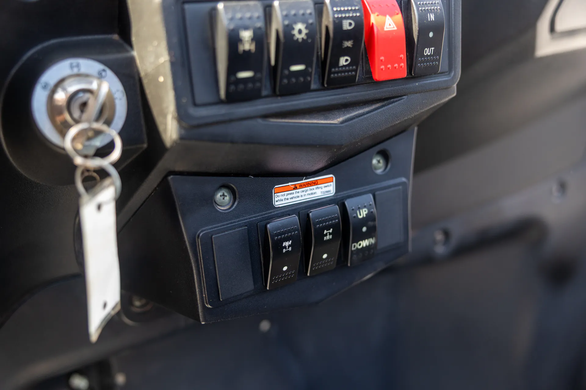 2023 Massimo T-Boss 1100D center stack switches