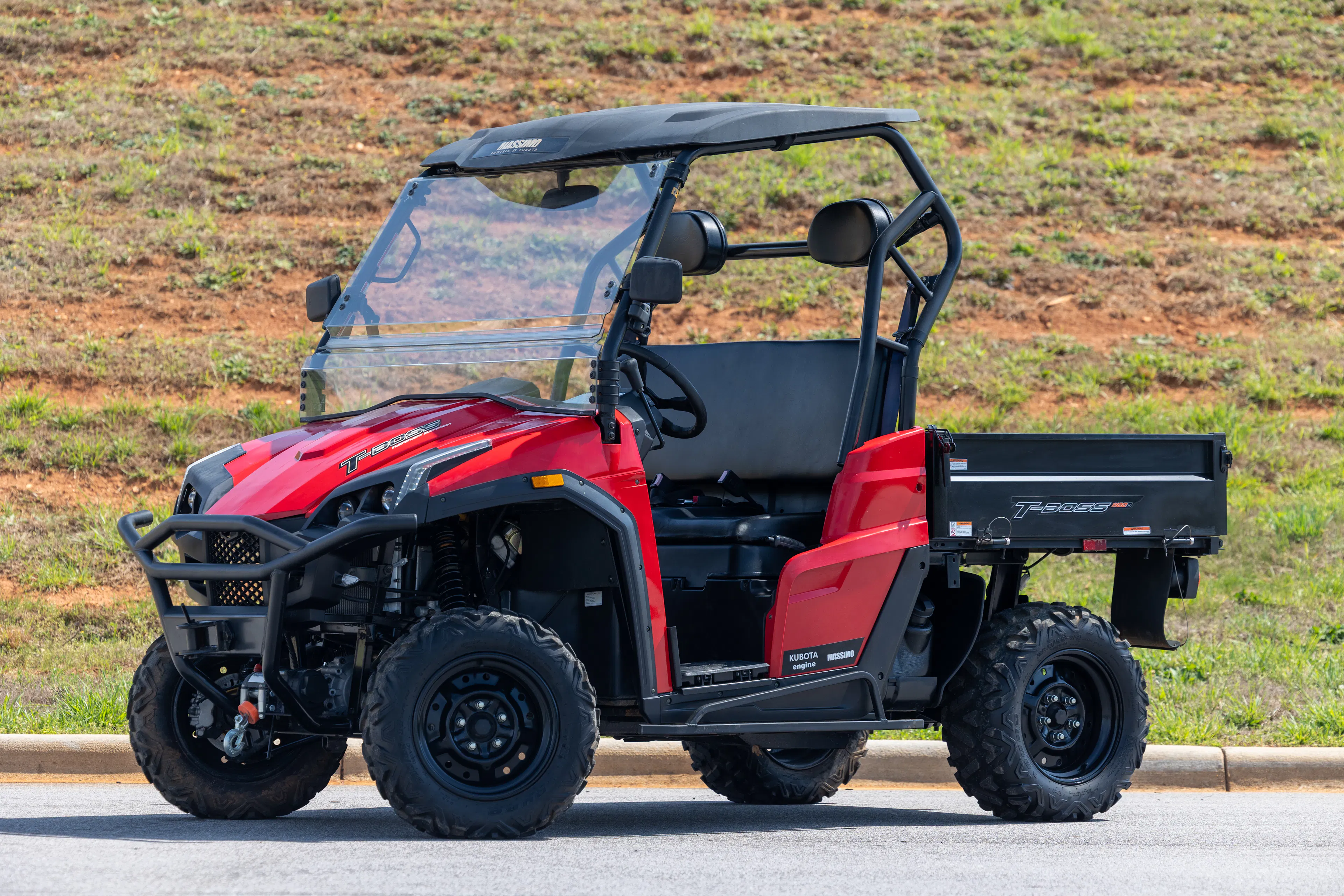 2023 Massimo T-Boss 1100D front driver 3/4