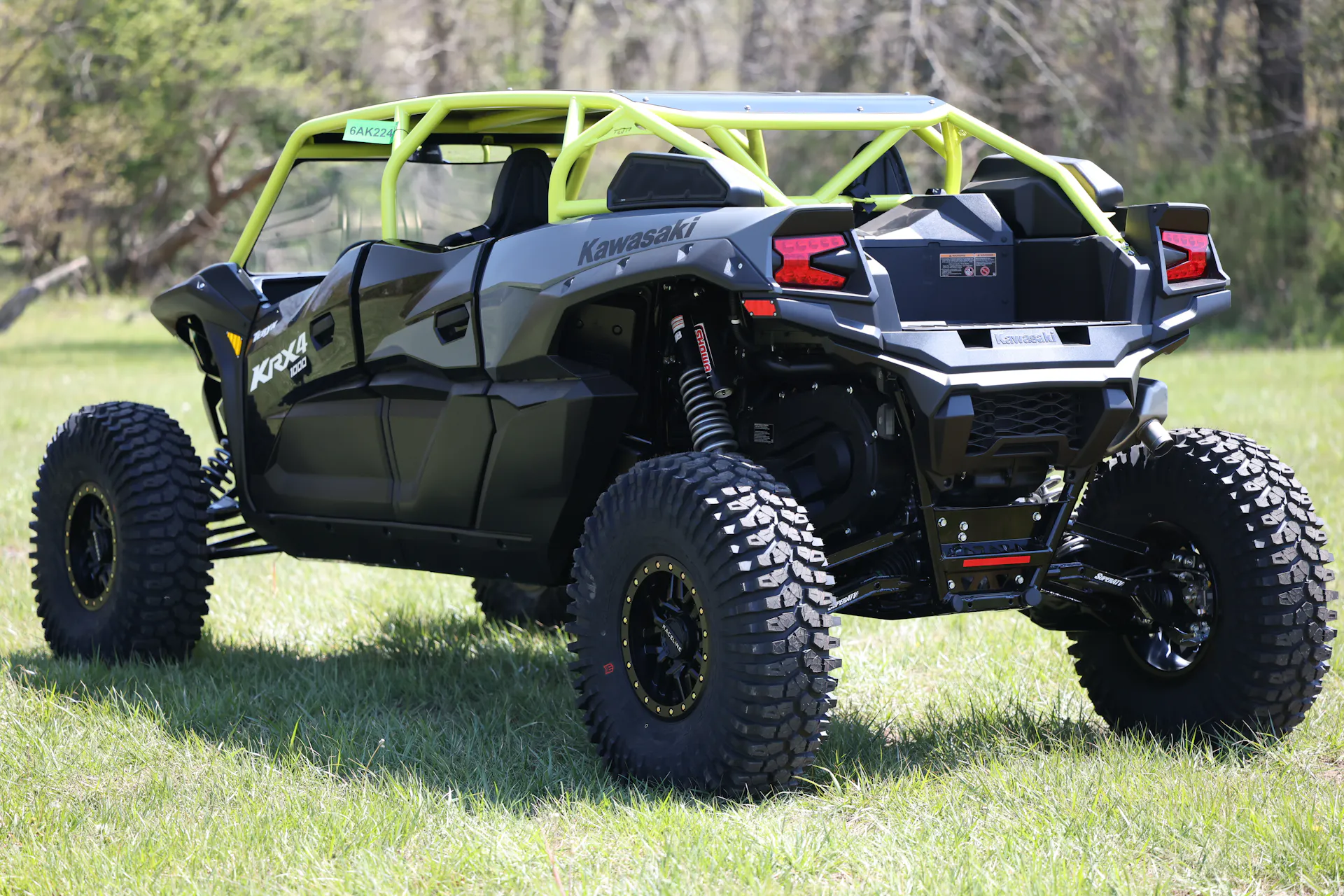 2026 Kawasaki Teryx KRX-4 1000 rear 3/4 driver shallow