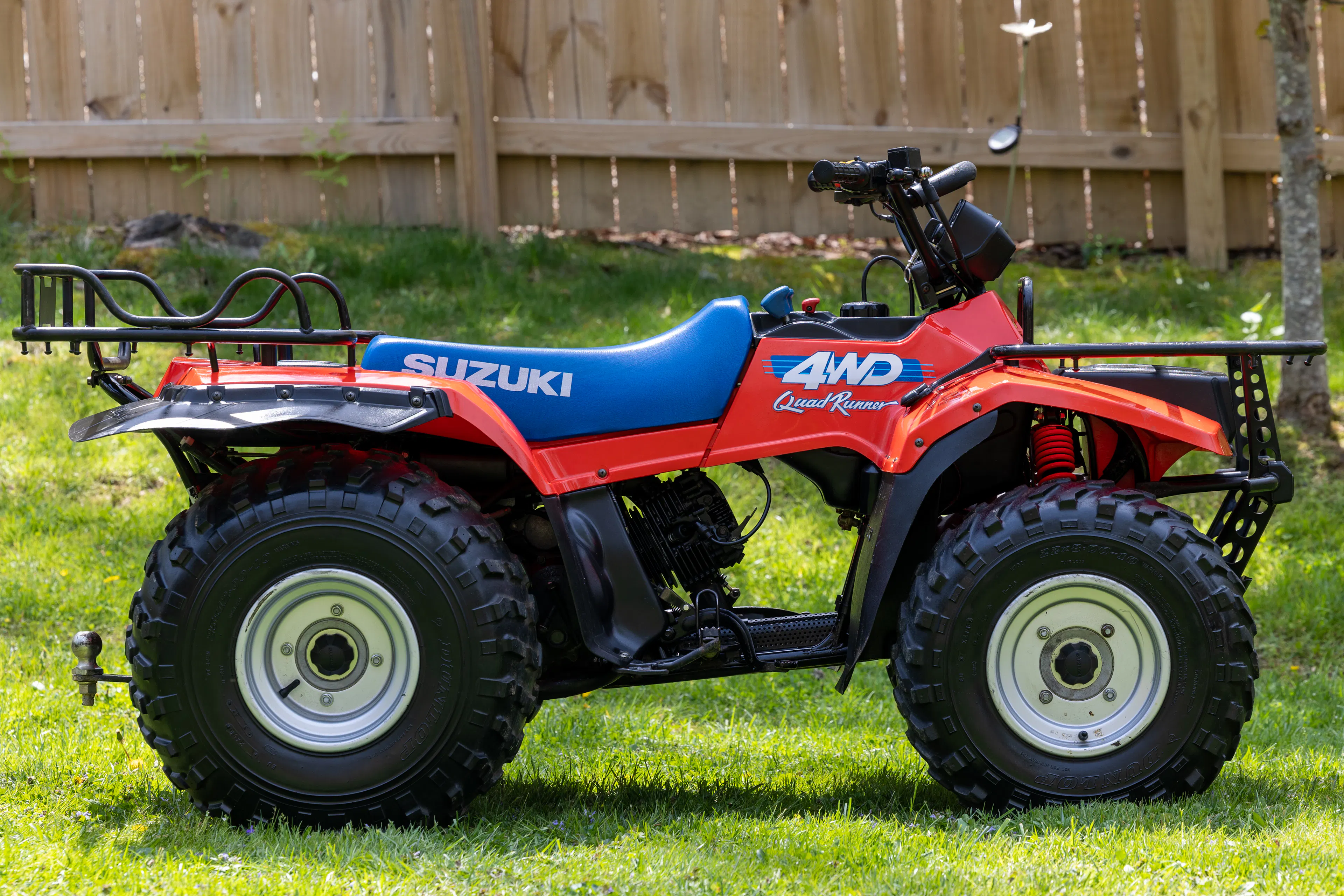 1987 Suzuki QuadRunner 250 4WD passenger side