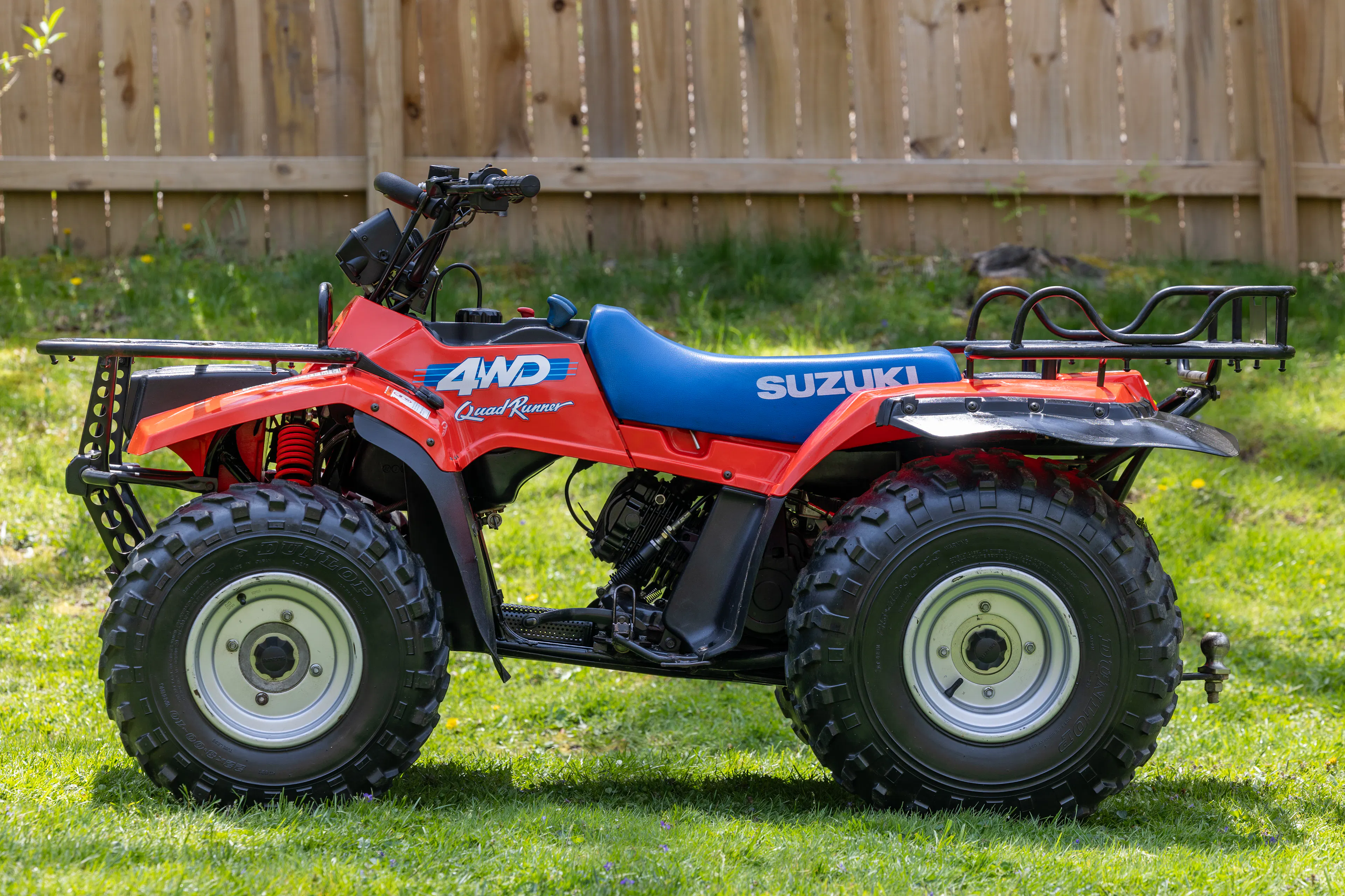 1987 Suzuki QuadRunner 250 4WD driver side