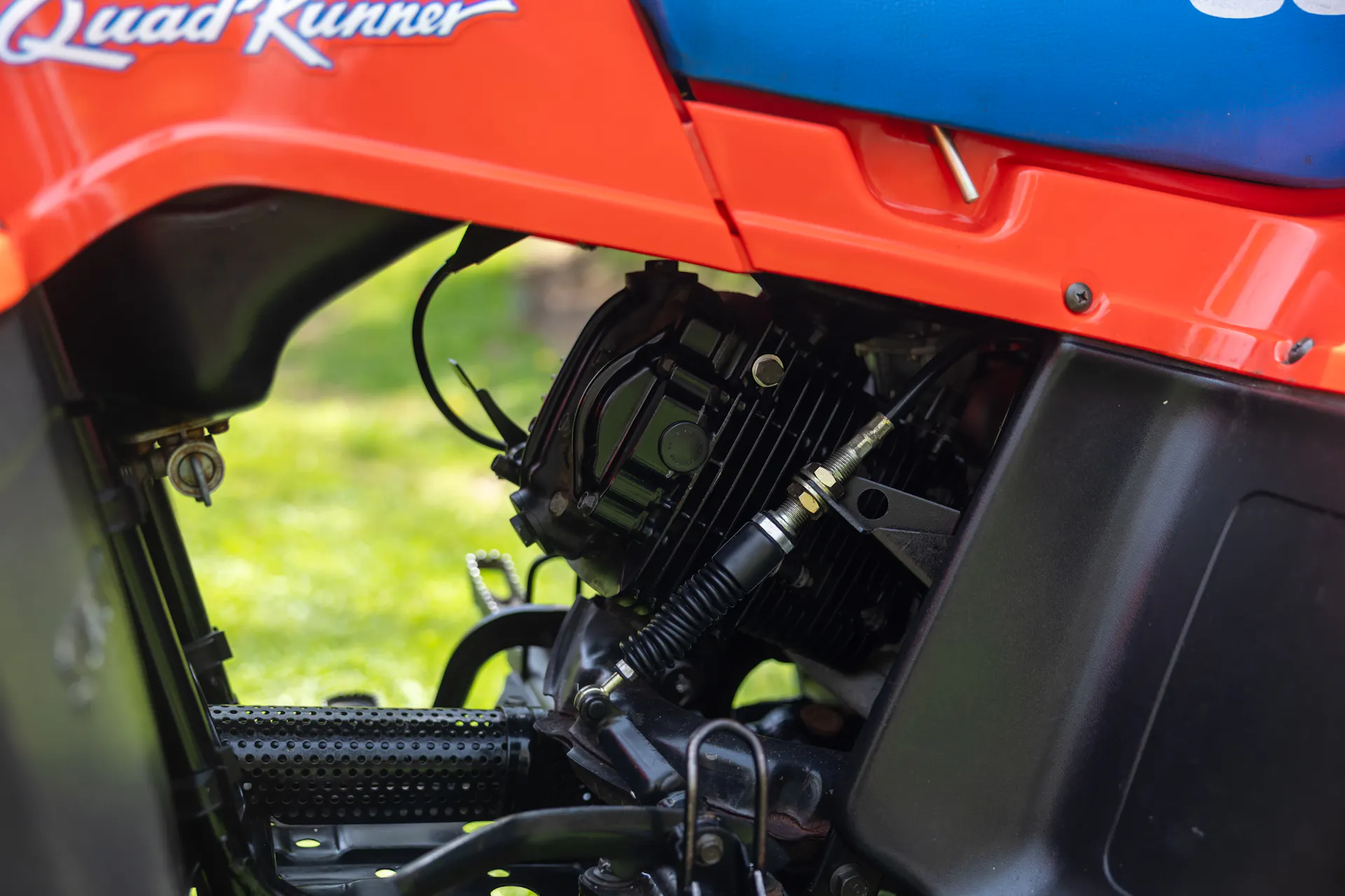 1987 Suzuki QuadRunner 250 4WD engine close