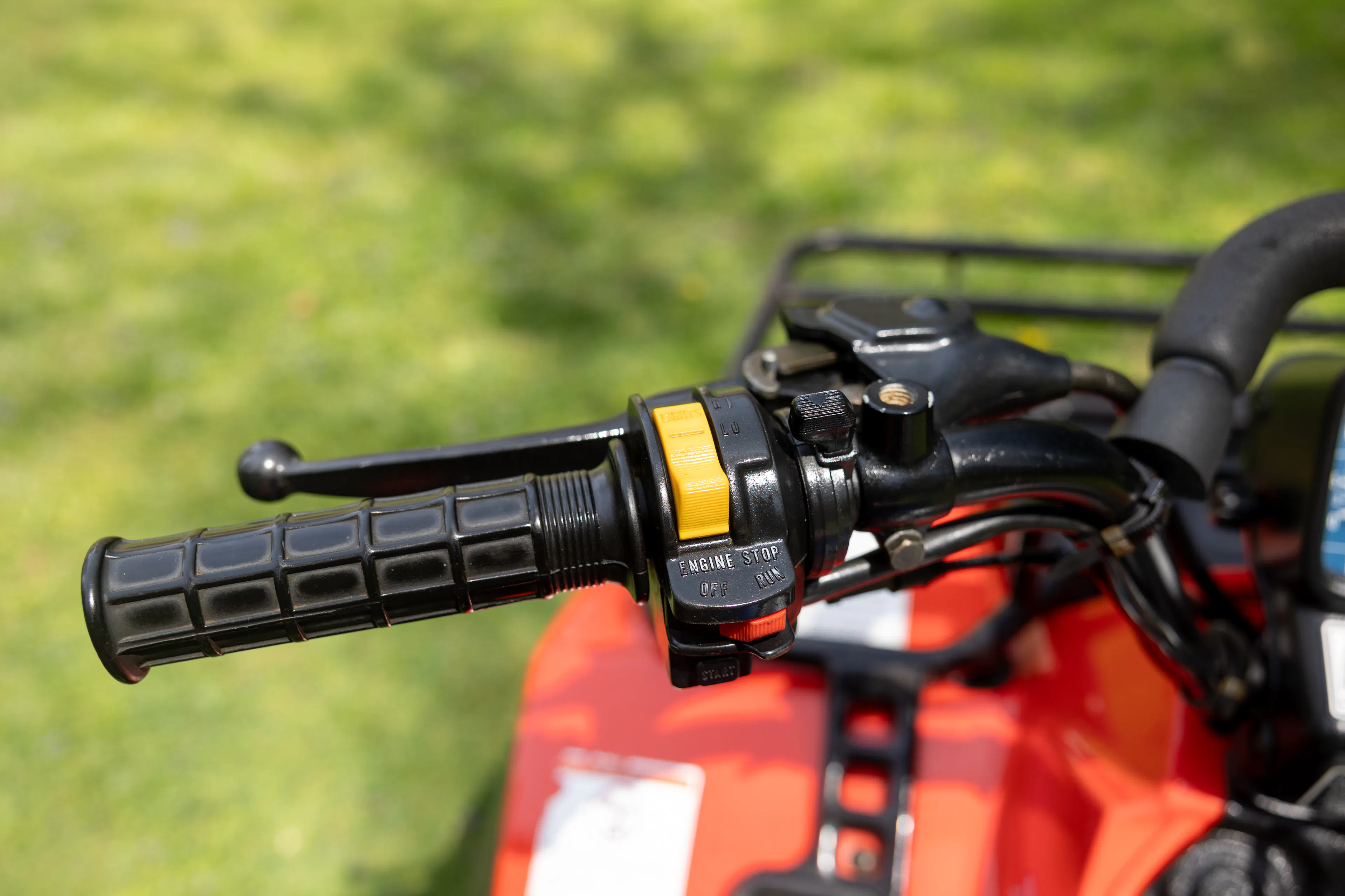 1987 Suzuki QuadRunner 250 4WD right grip/switches