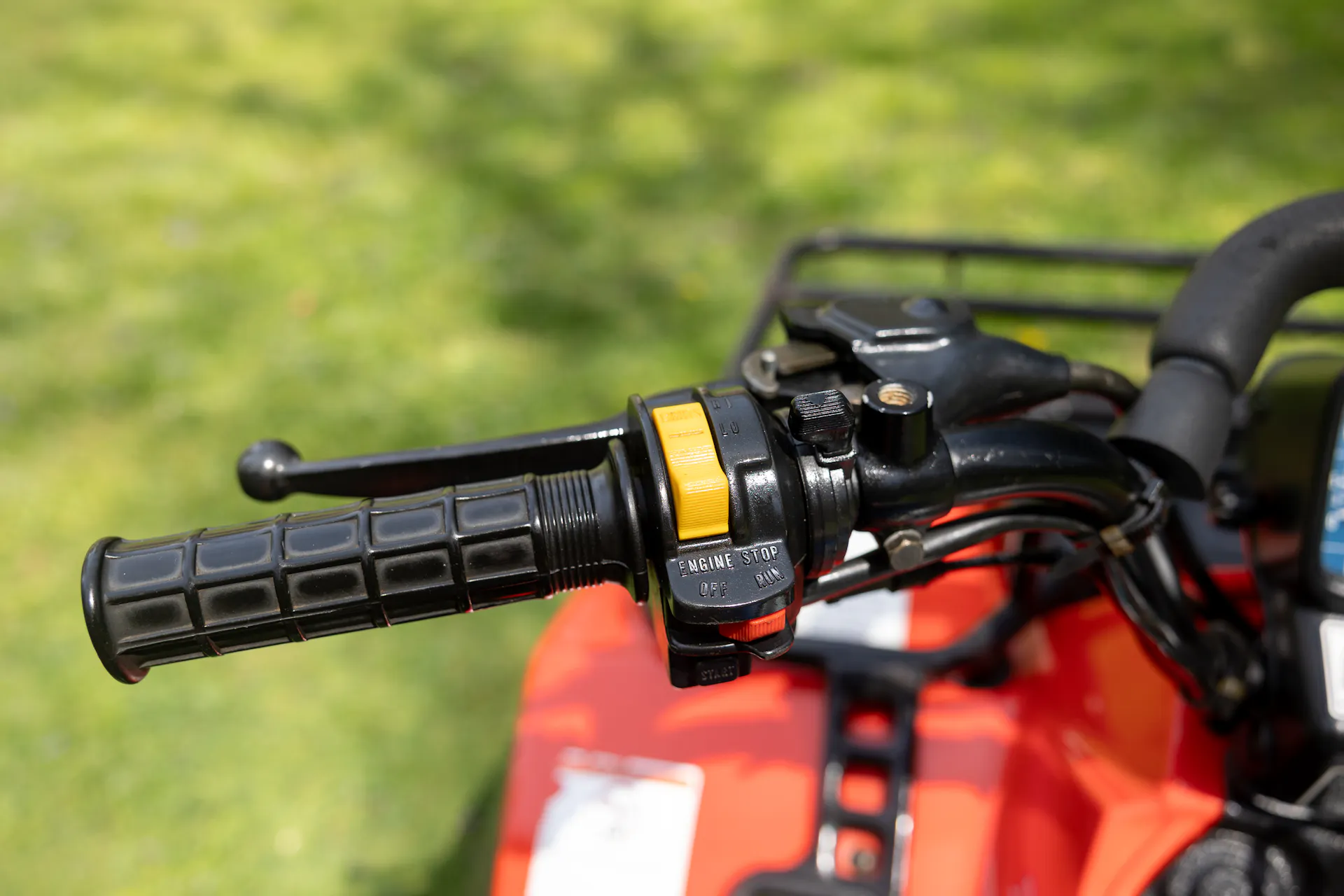 1987 Suzuki QuadRunner 250 4WD right grip/switches