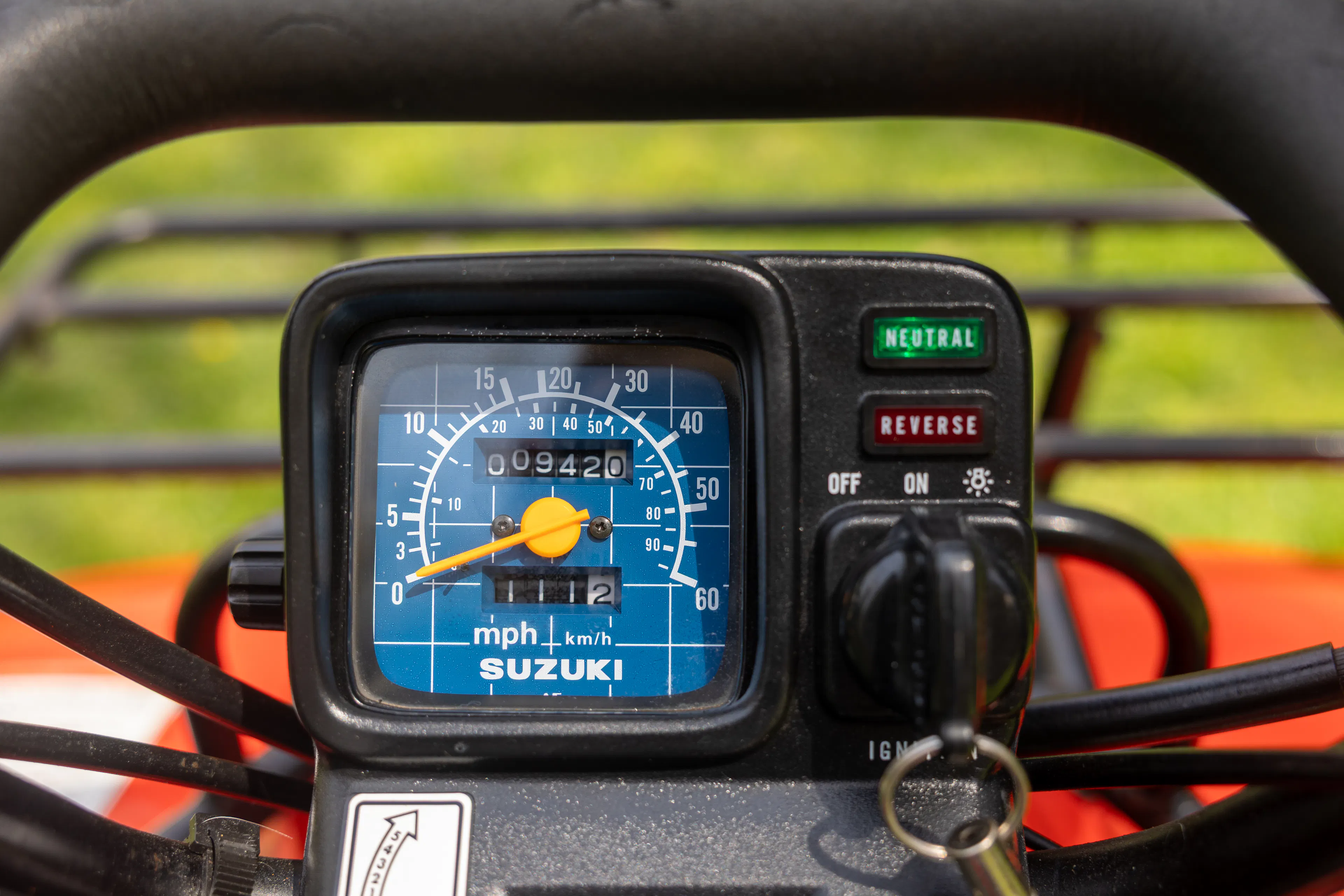 1987 Suzuki QuadRunner 250 4WD speedometer/odometer