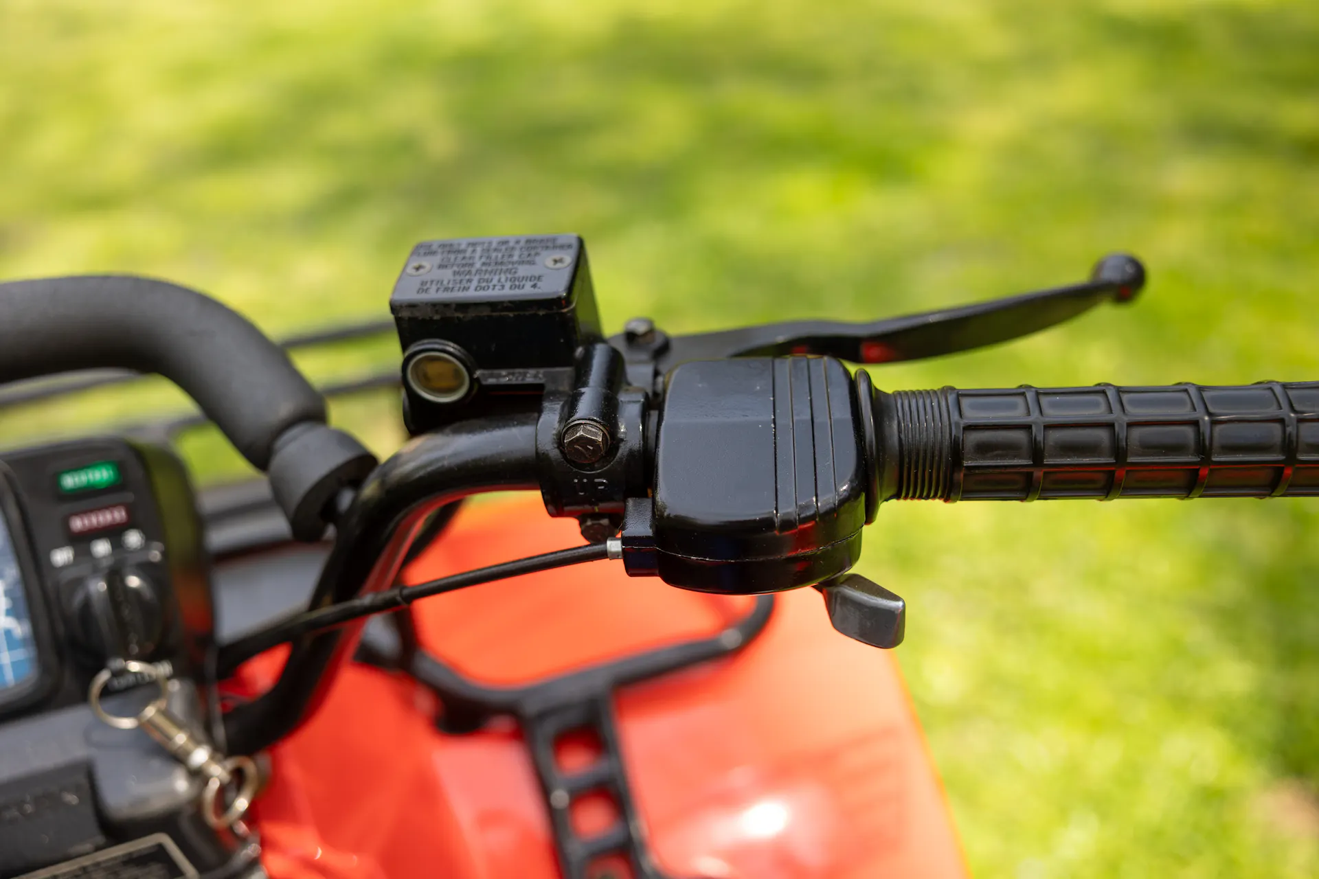1987 Suzuki QuadRunner 250 4WD left grip controls