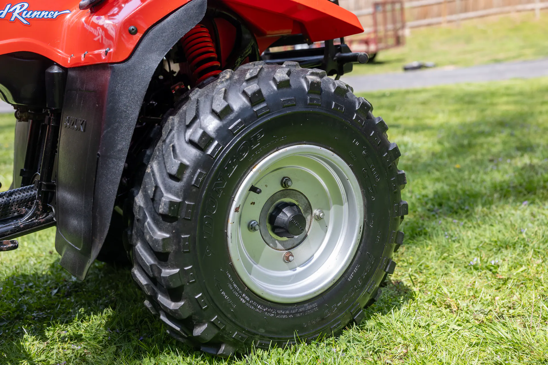 1987 Suzuki QuadRunner 250 4WD passenger front tire