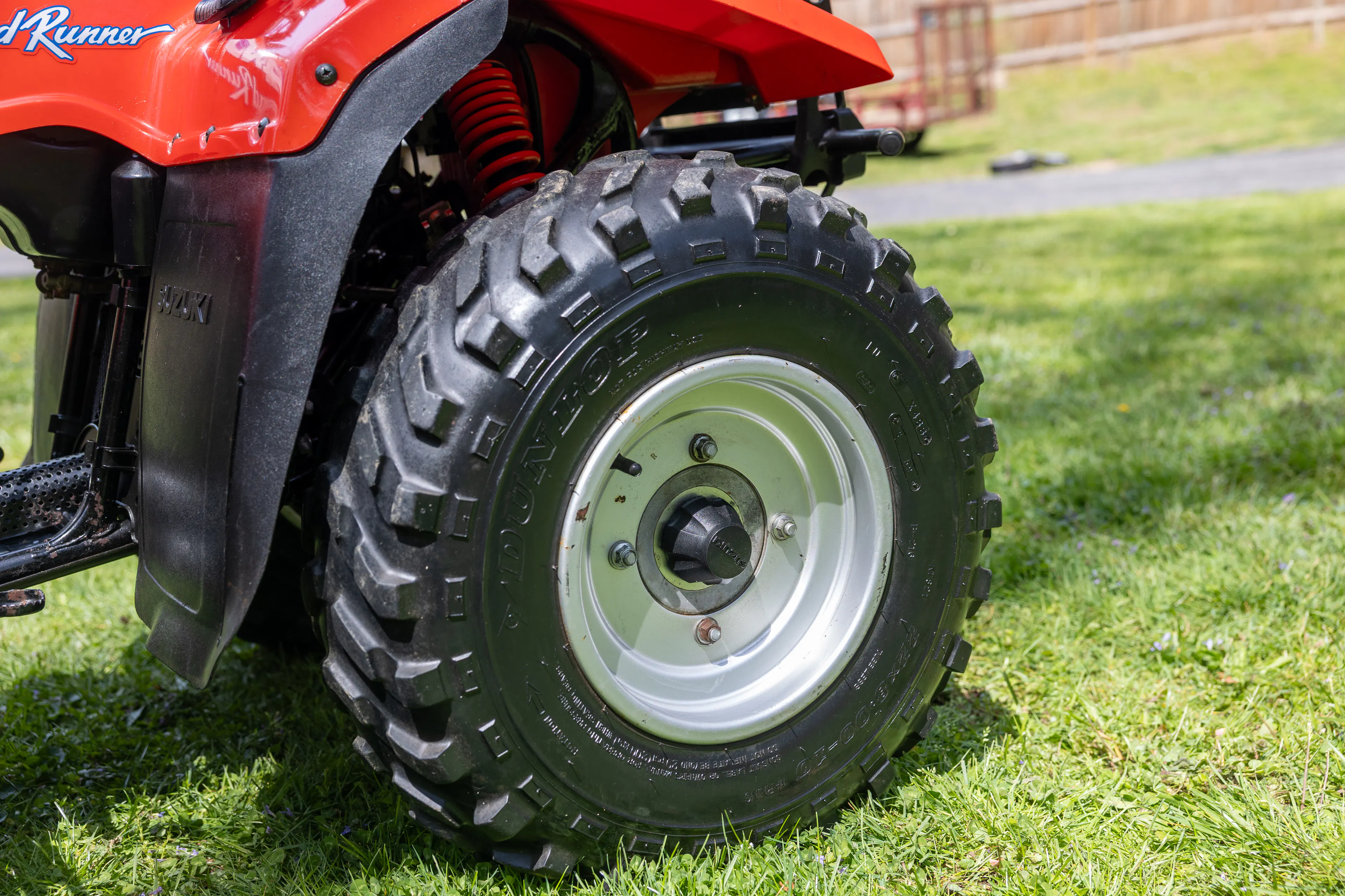 1987 Suzuki QuadRunner 250 4WD passenger front tire