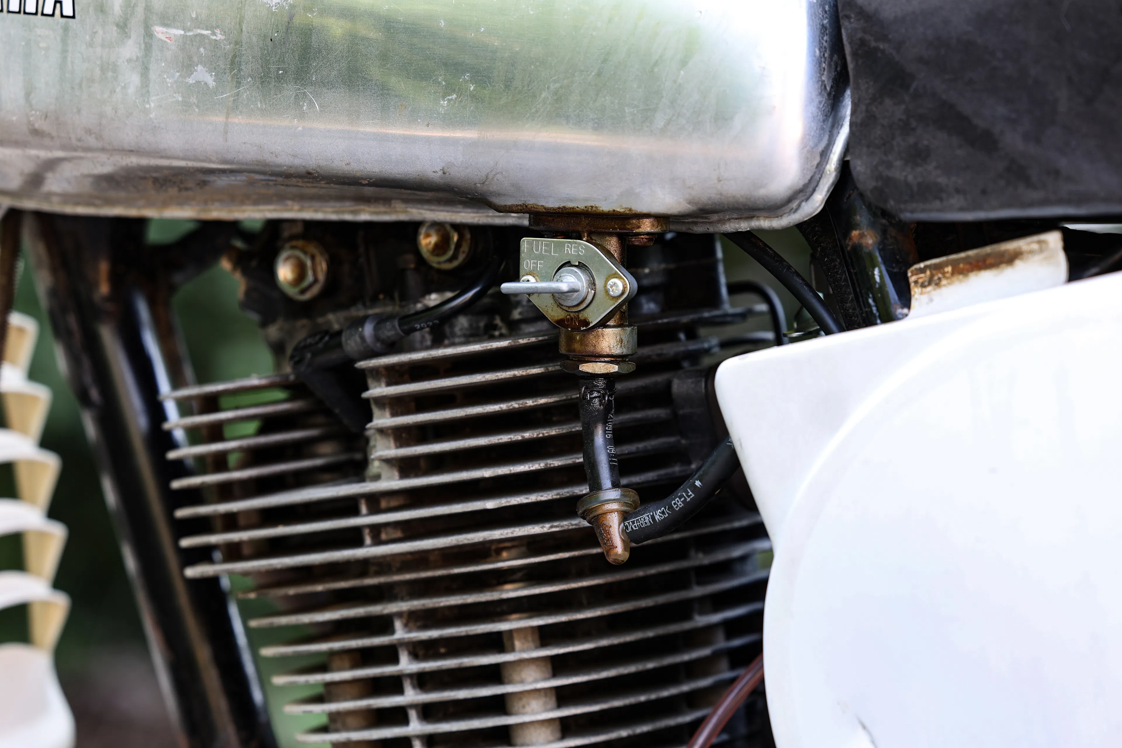 1979 Yamaha XT500 engine left side