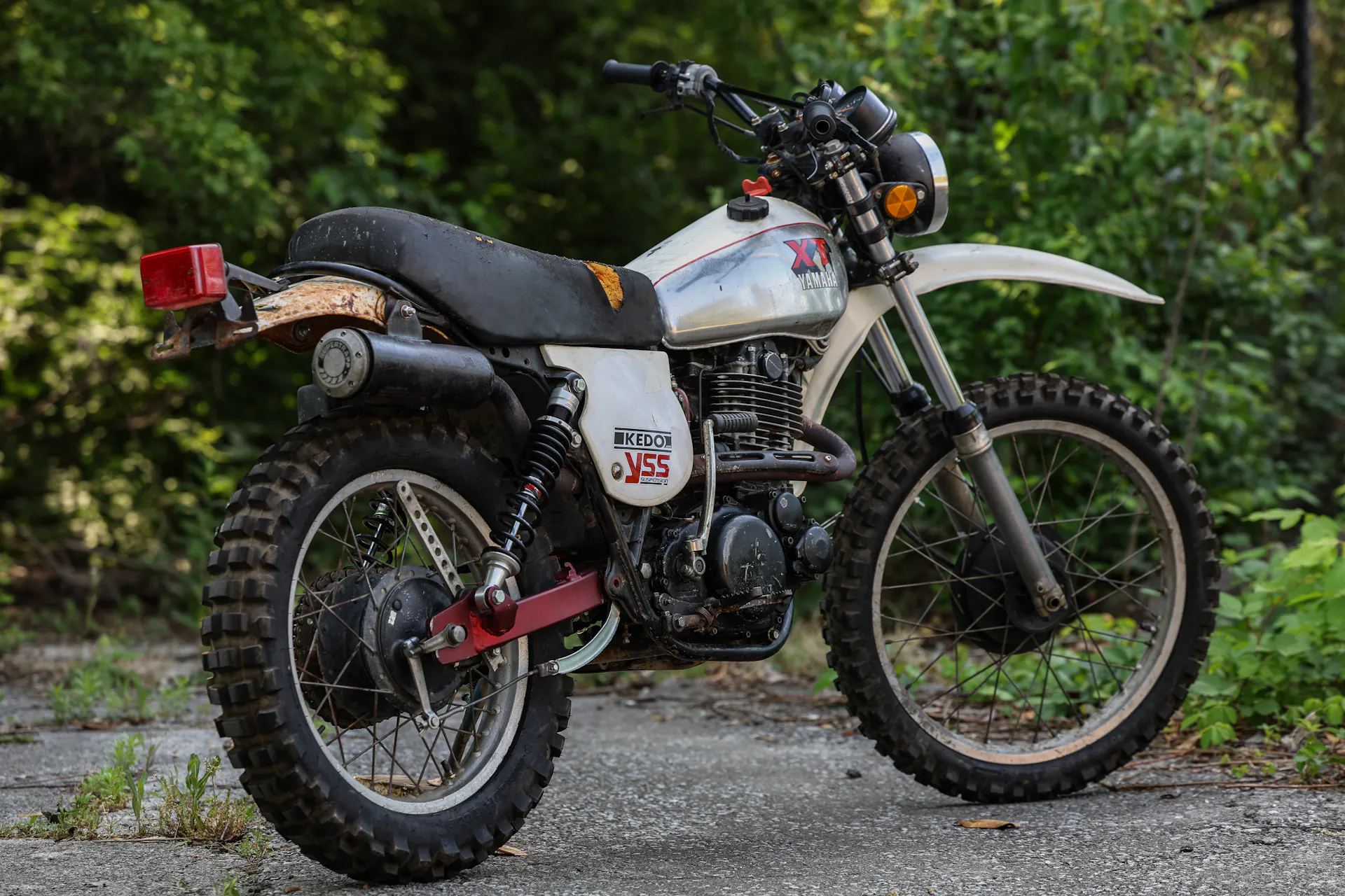 1979 Yamaha XT500 right rear 3/4