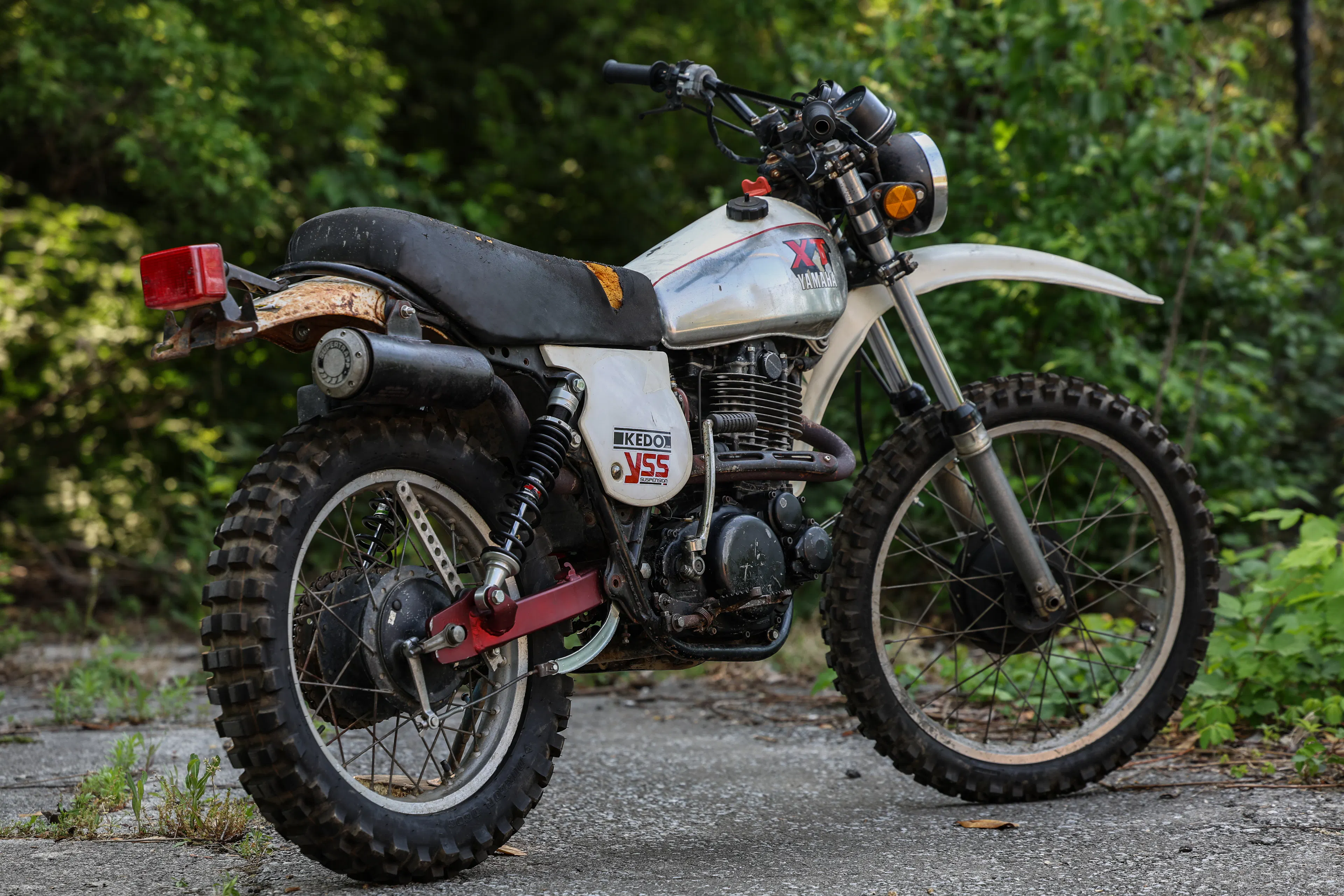 1979 Yamaha XT500 right rear 3/4