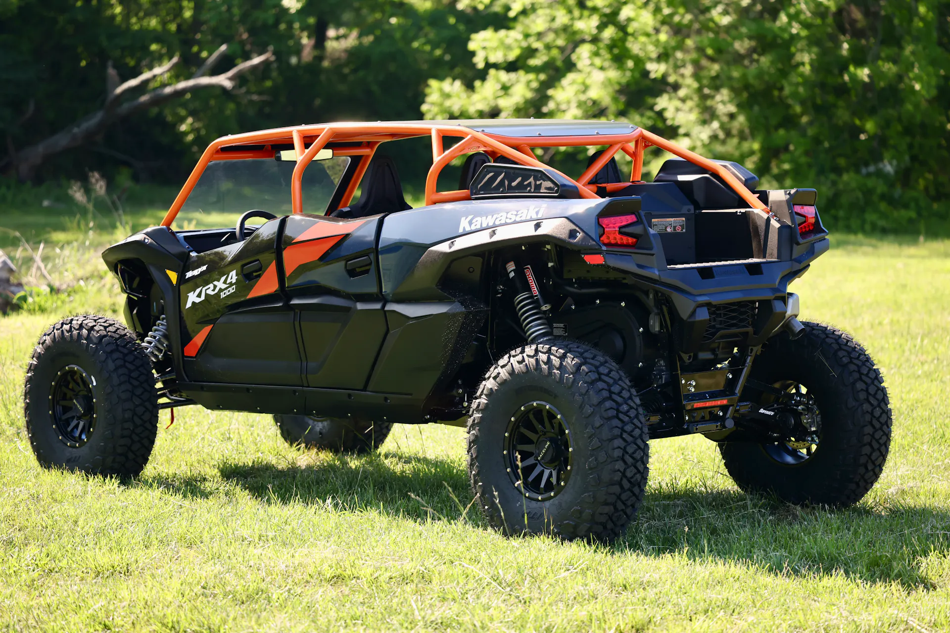 2026 Kawasaki Teryx KRX4 1000 rear driver 3/4