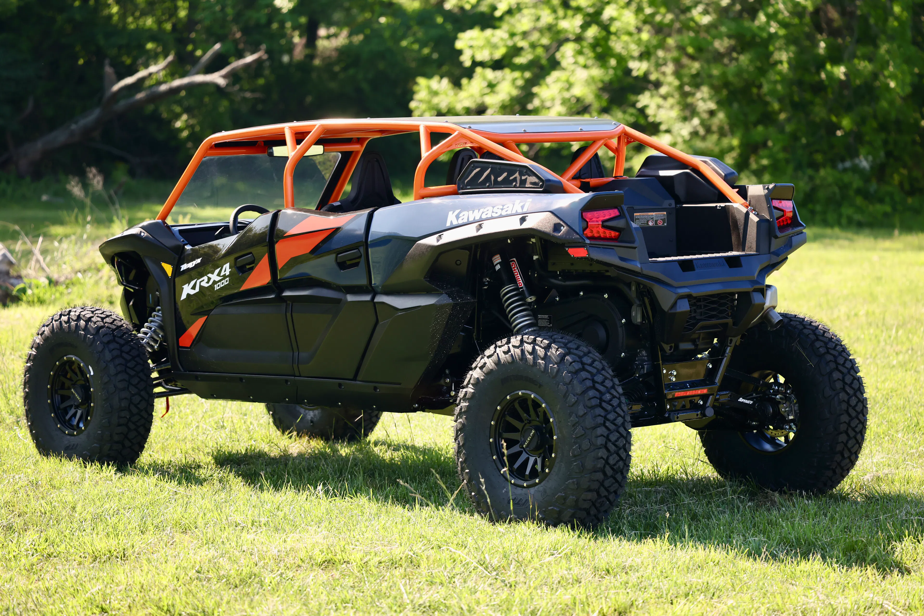 2026 Kawasaki Teryx KRX4 1000 rear driver 3/4