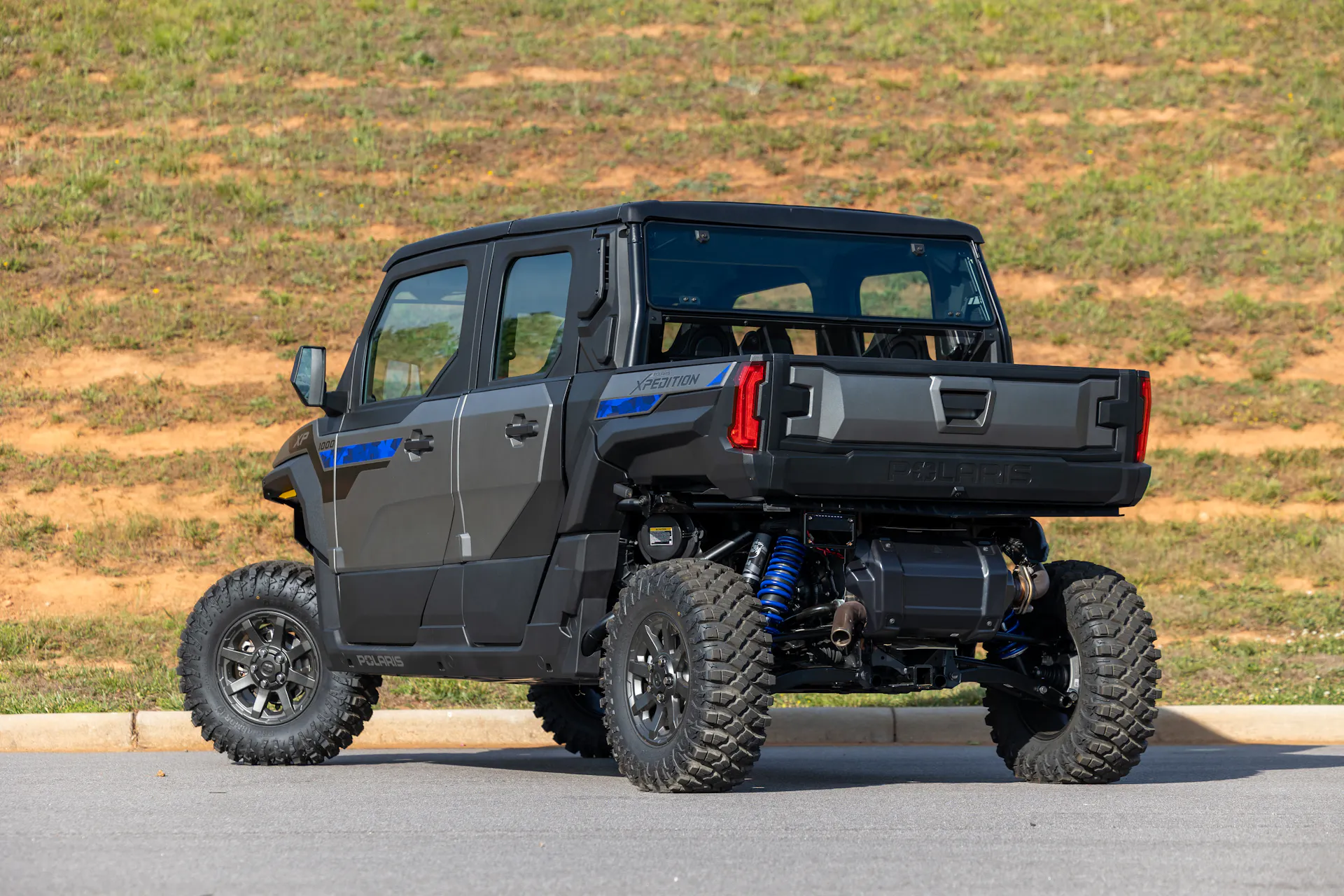 2024 Polaris Xpedition ADV 5 driver rear 3/4 steep