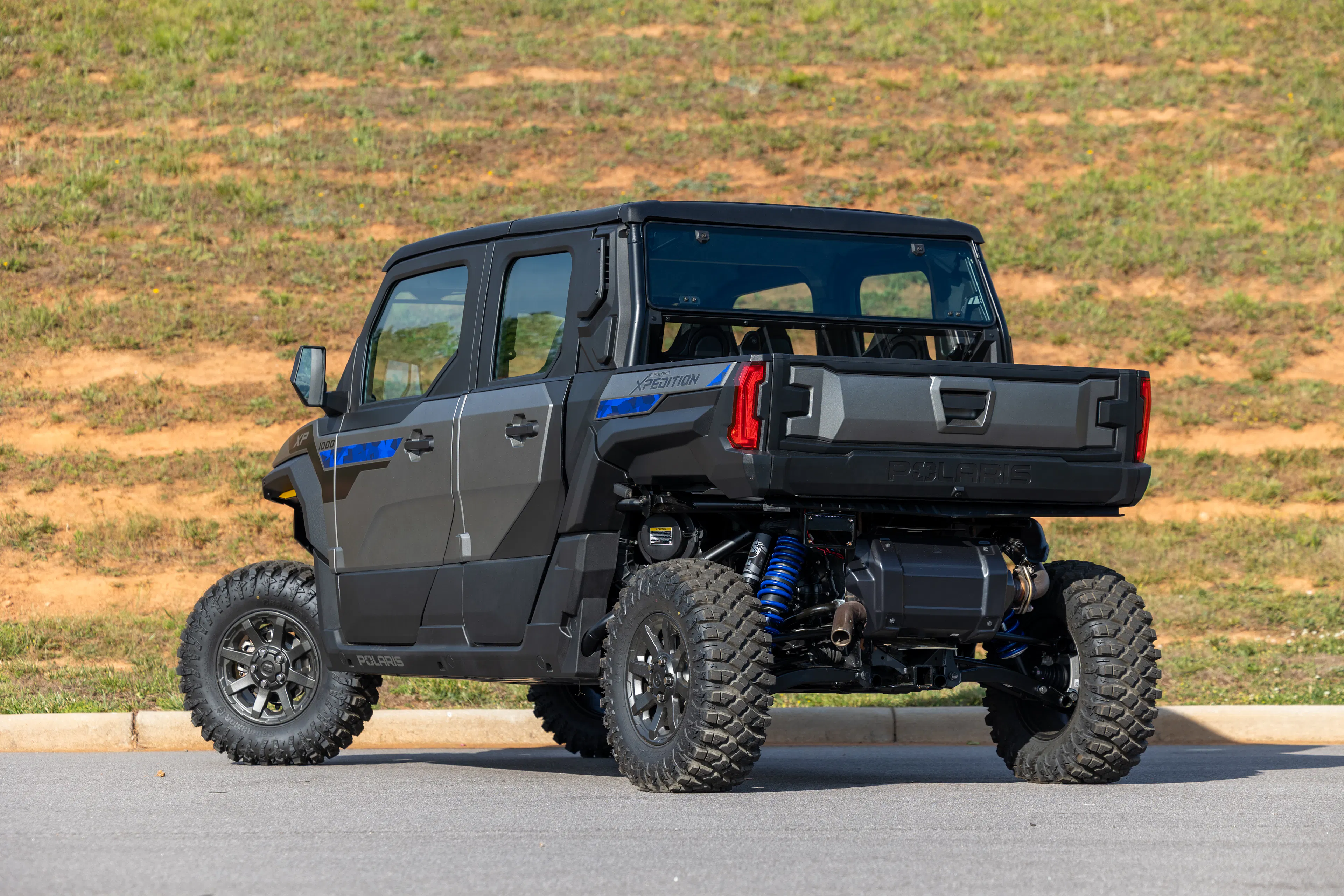2024 Polaris Xpedition ADV 5 driver rear 3/4 steep