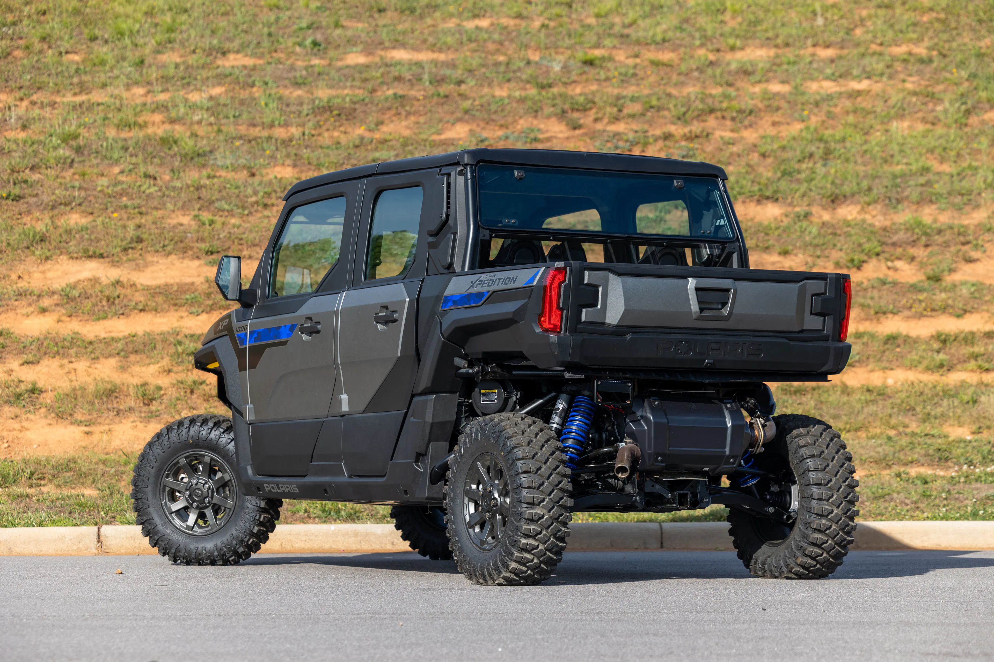 2024 Polaris Xpedition ADV 5 driver rear 3/4 steep