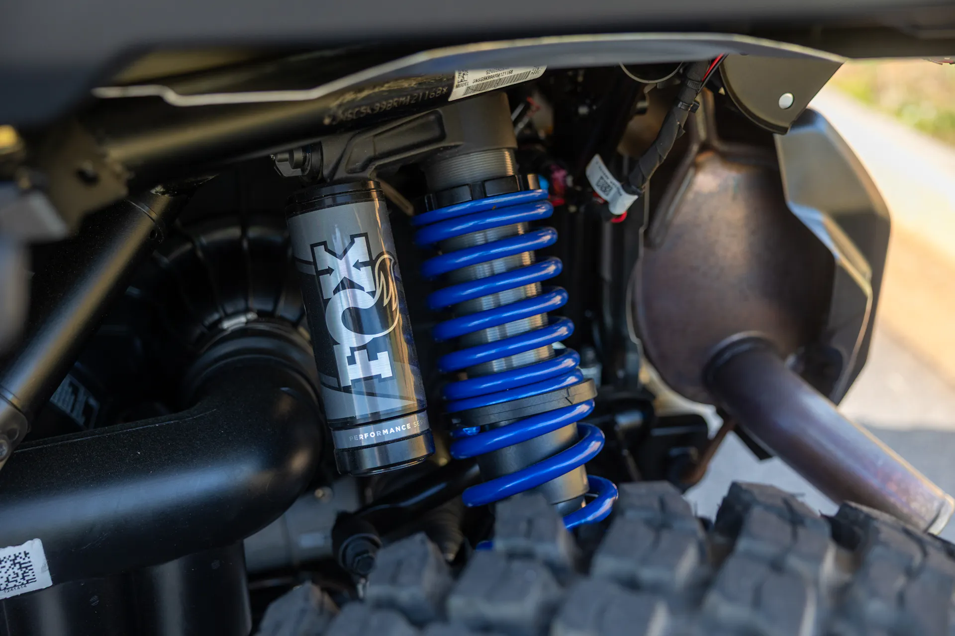 2024 Polaris Xpedition ADV 5 driver rear shock
