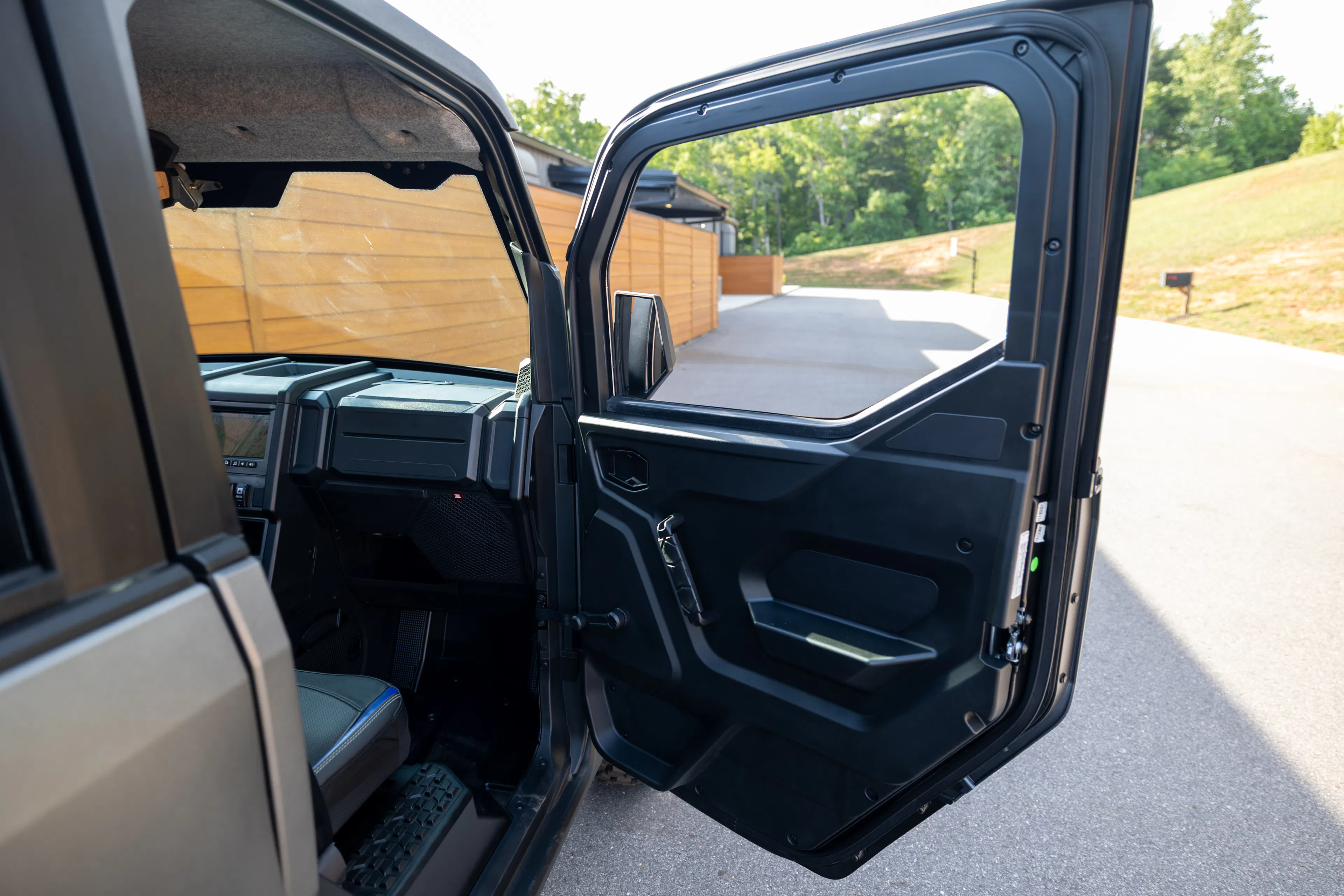 2024 Polaris Xpedition ADV 5 passenger front door open