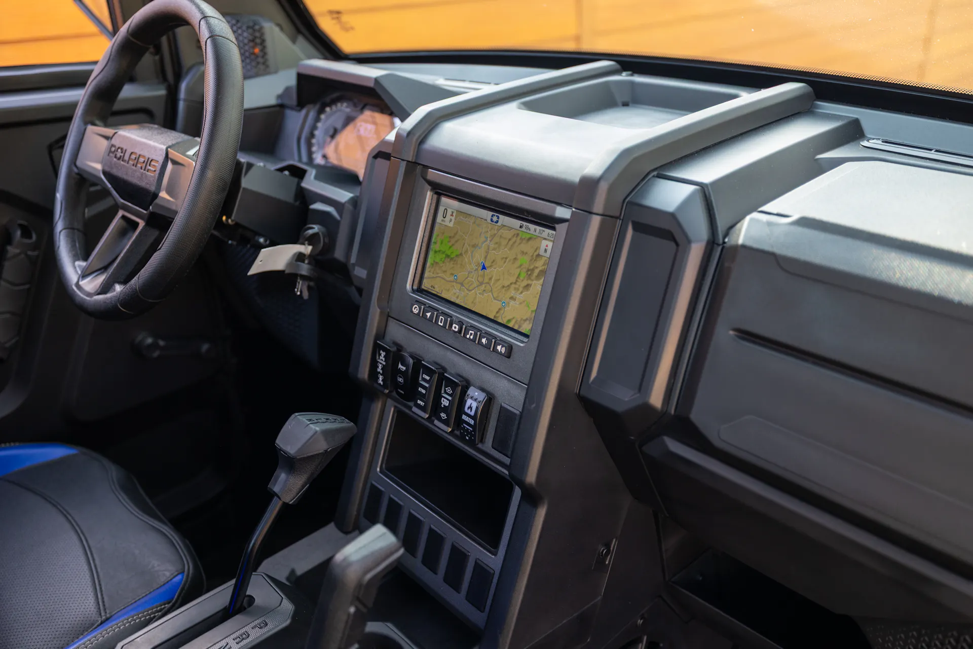 2024 Polaris Xpedition ADV 5 dash from passenger side