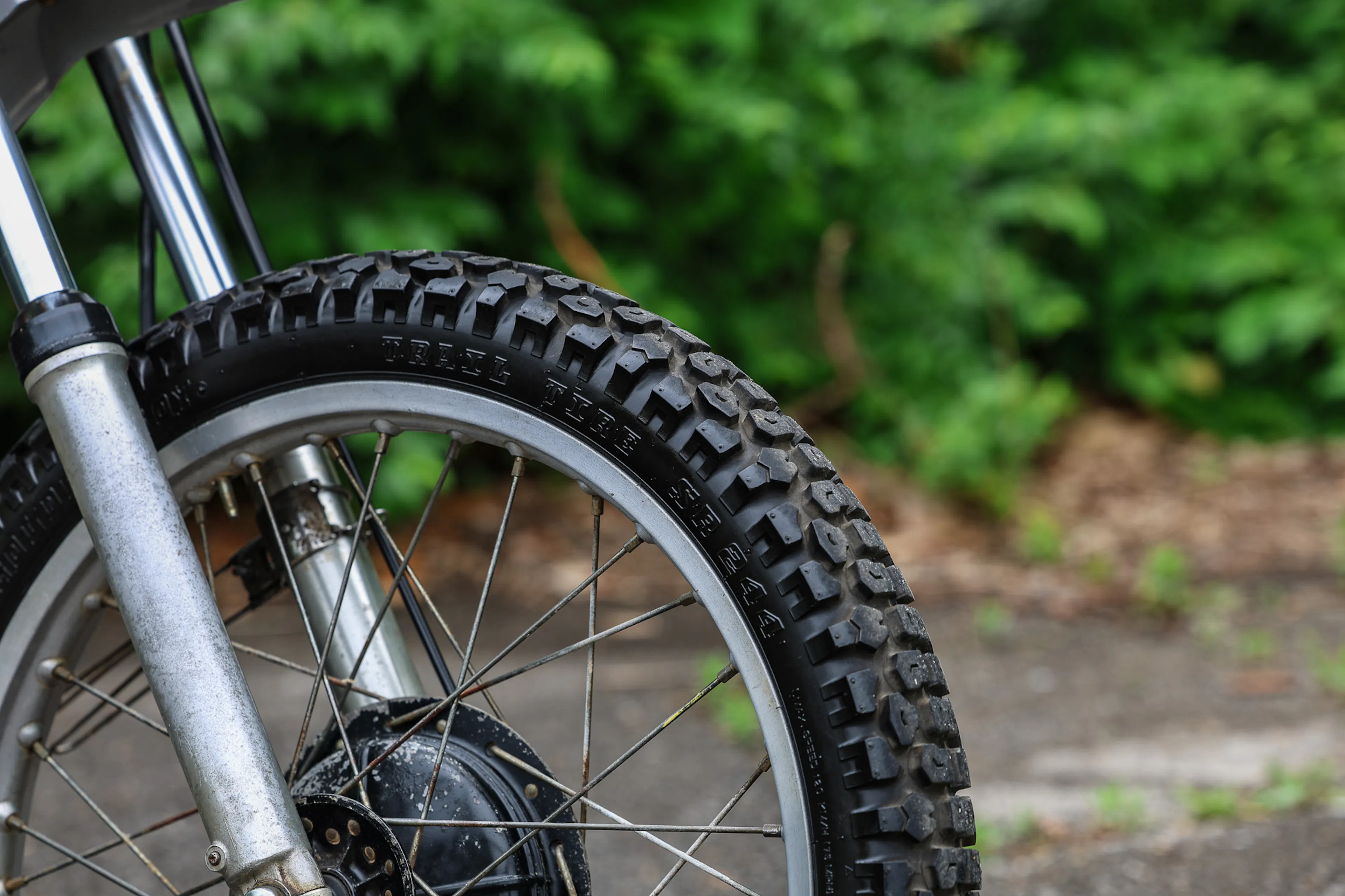 1977 Yamaha DT250 front tire
