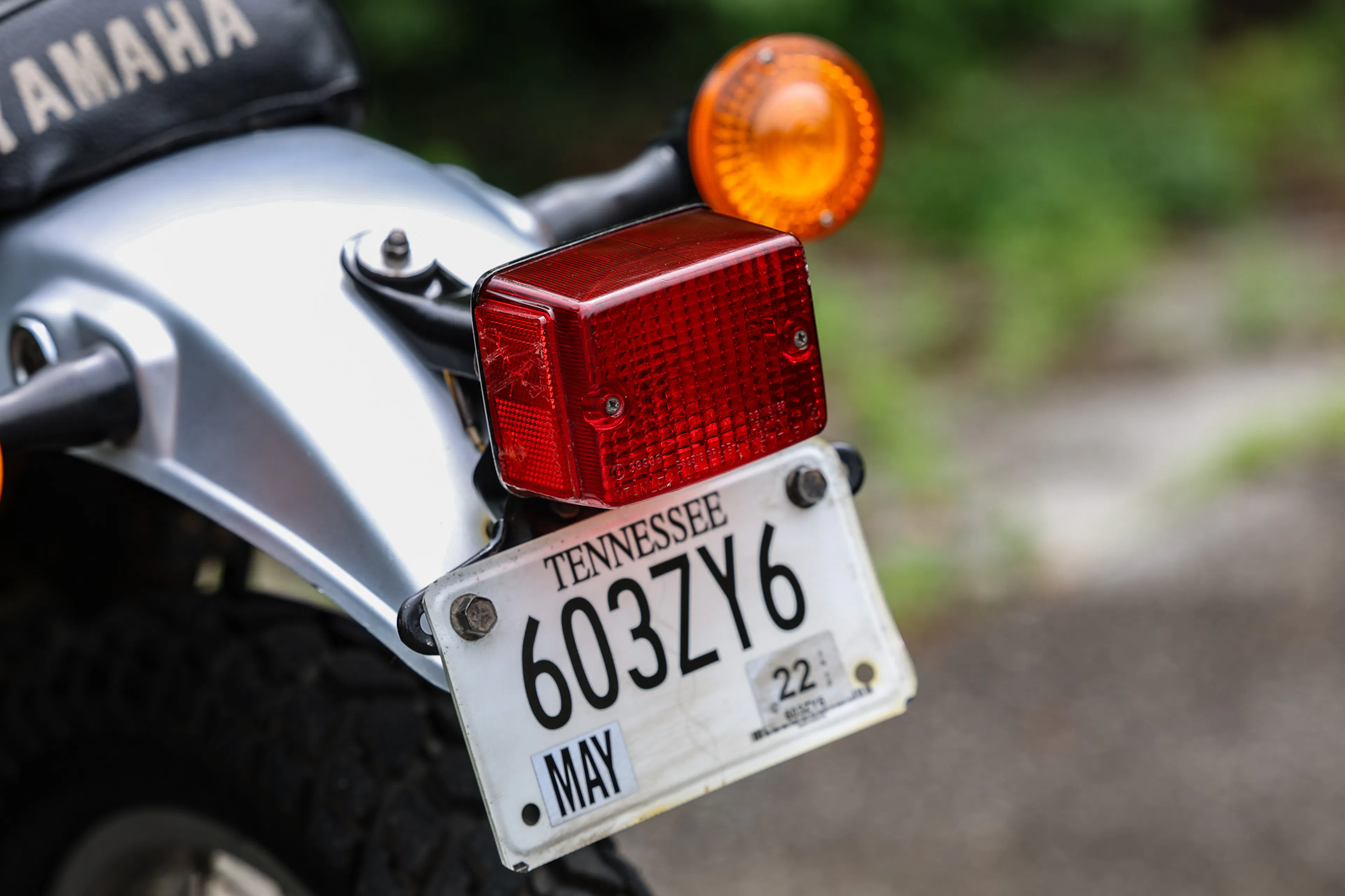 1977 Yamaha DT250 taillight