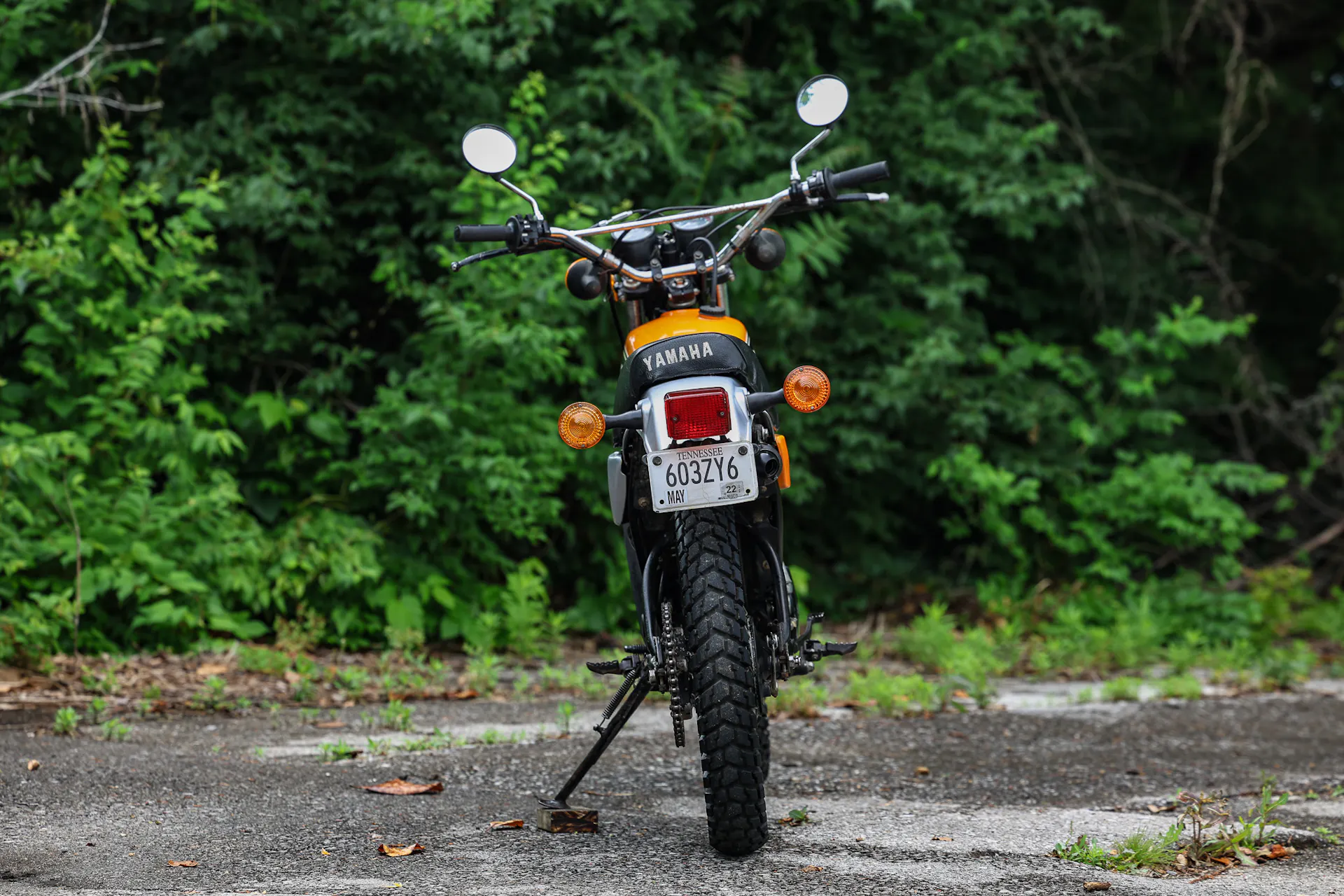 1977 Yamaha DT250 rear