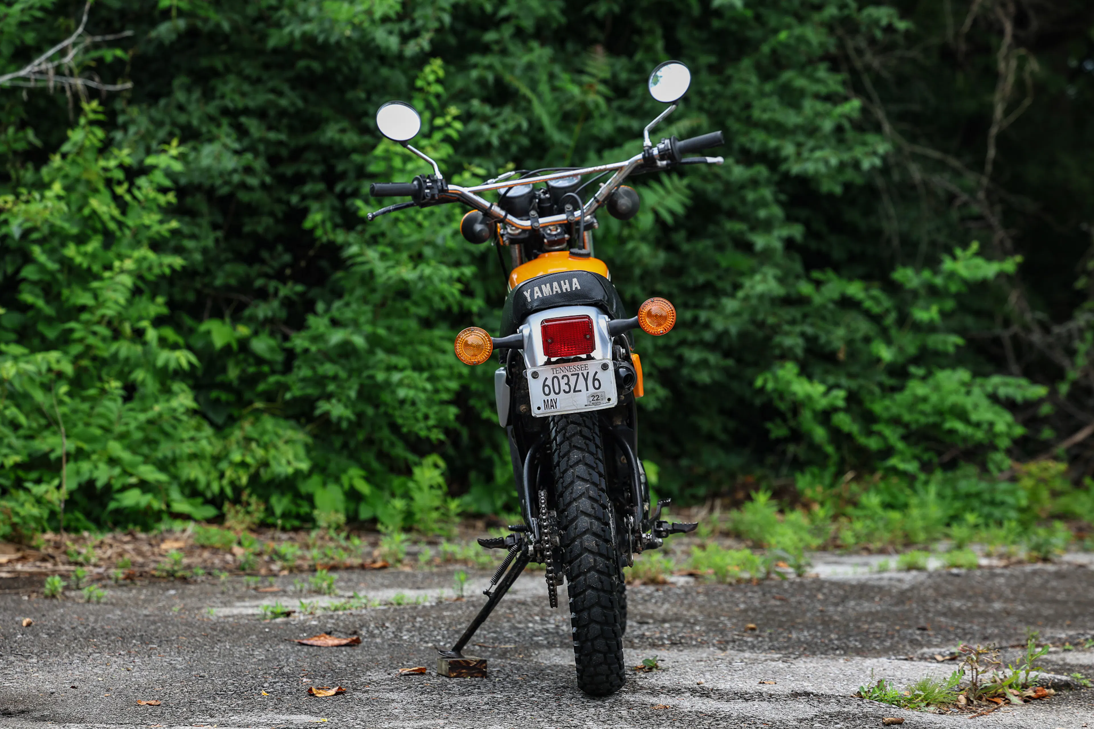1977 Yamaha DT250 rear