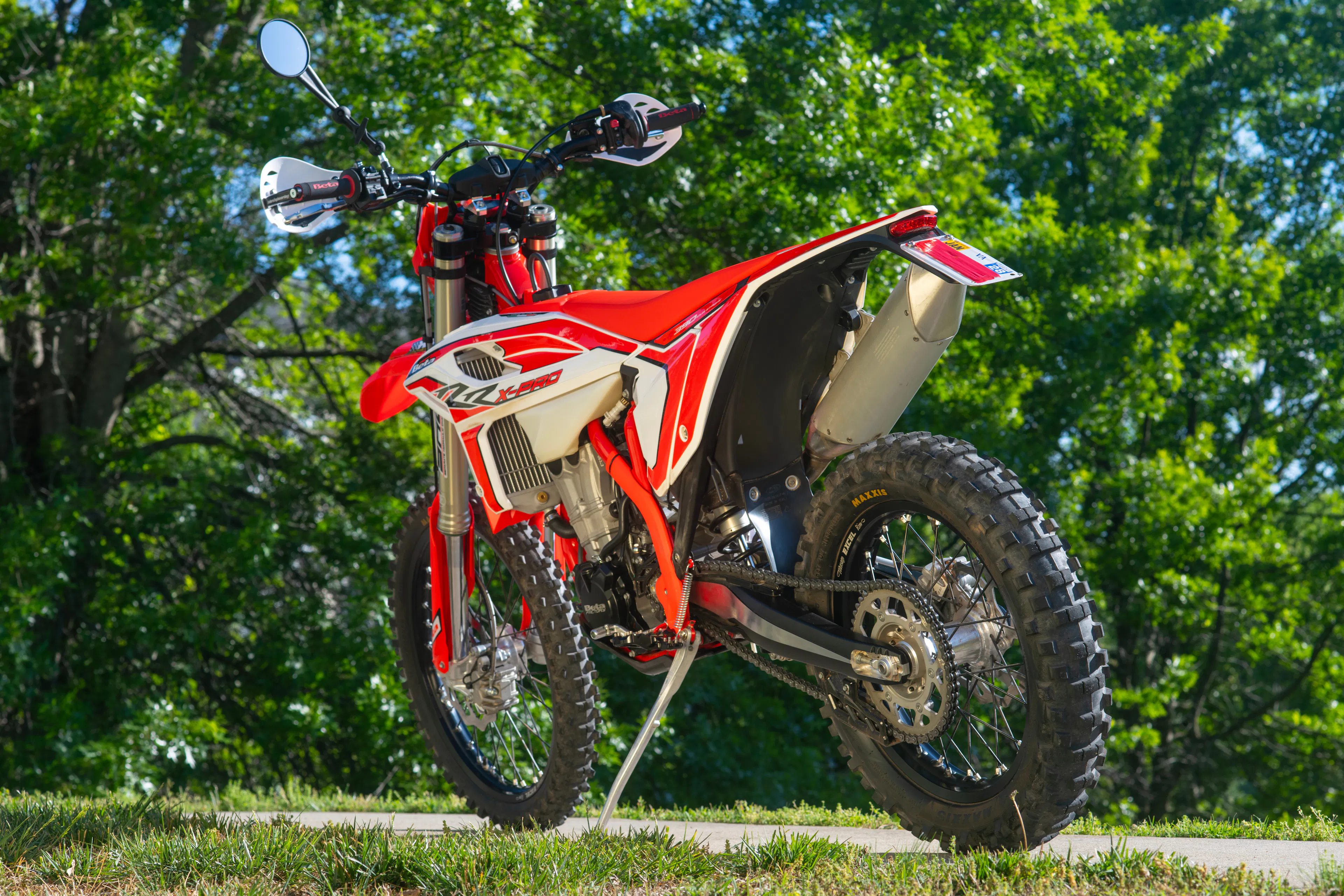 2025 Beta 390 RR X-Pro rear left 3/4