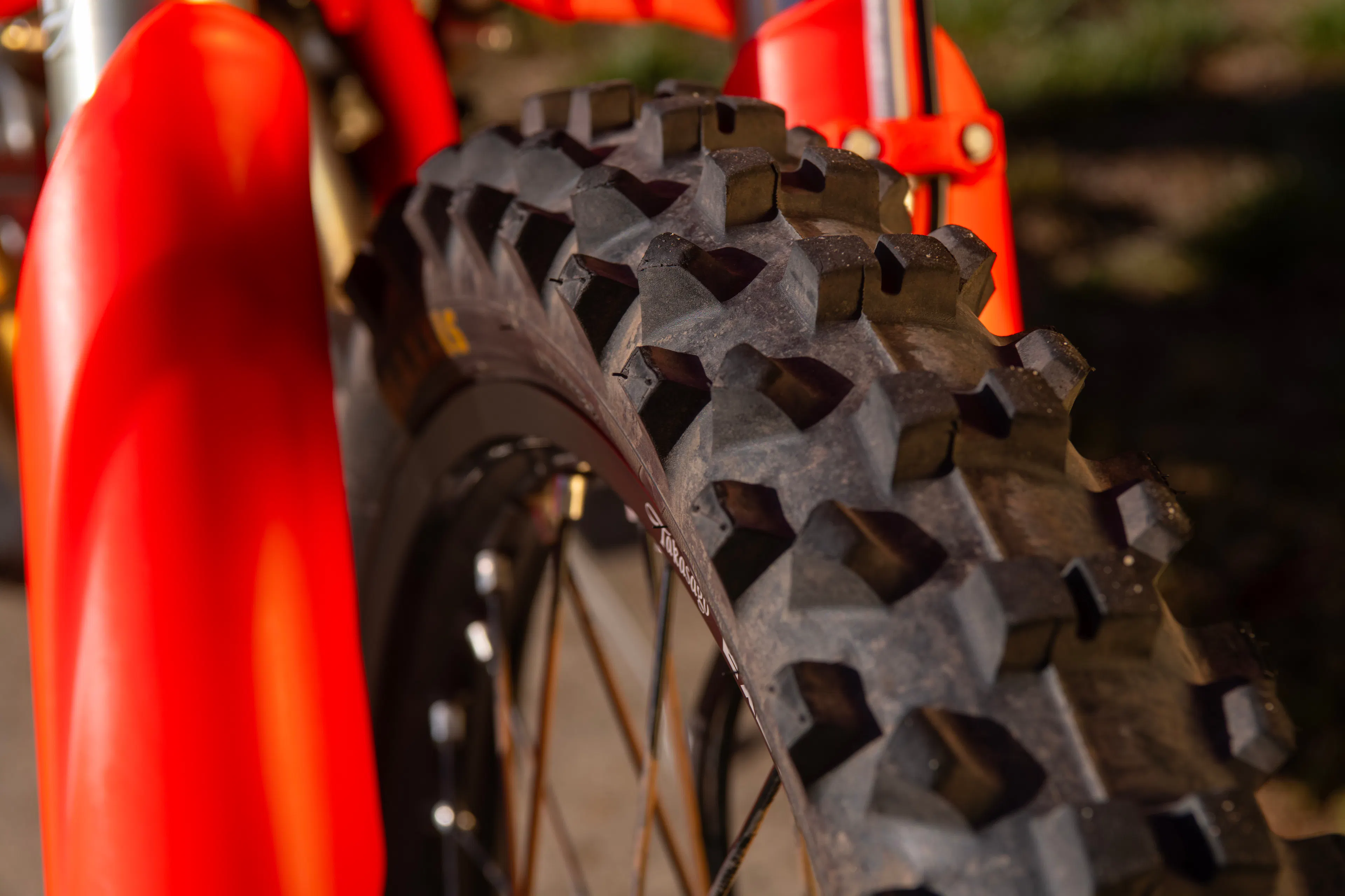 2025 Beta 390 RR X-Pro front tread detail