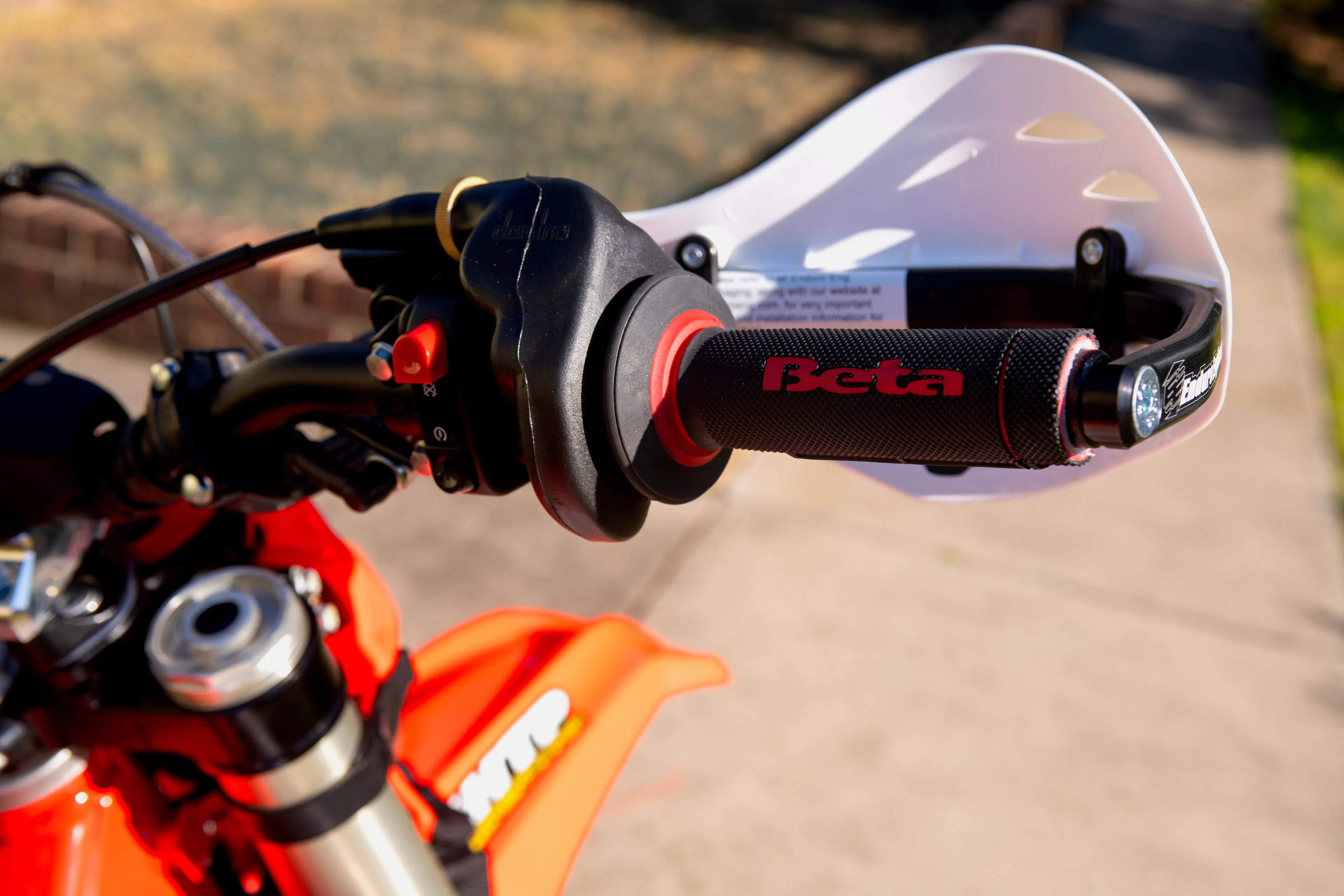 2025 Beta 390 RR X-Pro right grip 