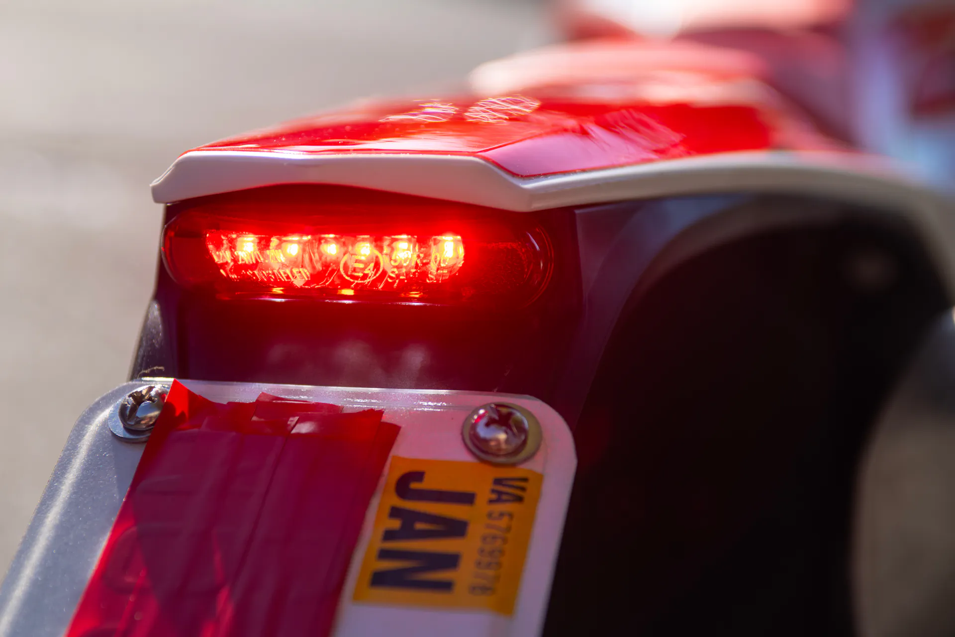 2025 Beta 390 RR X-Pro brake light