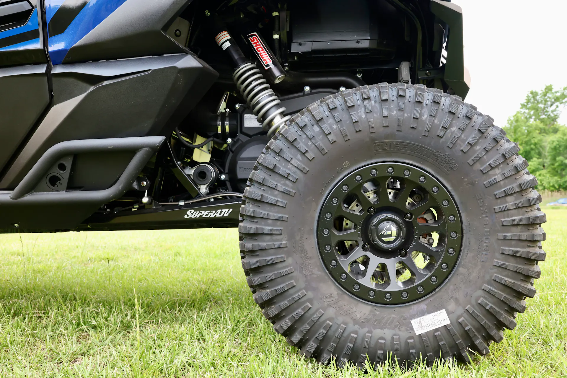 2025 Kawasaki Teryx KRX4 1000 driver rear tire