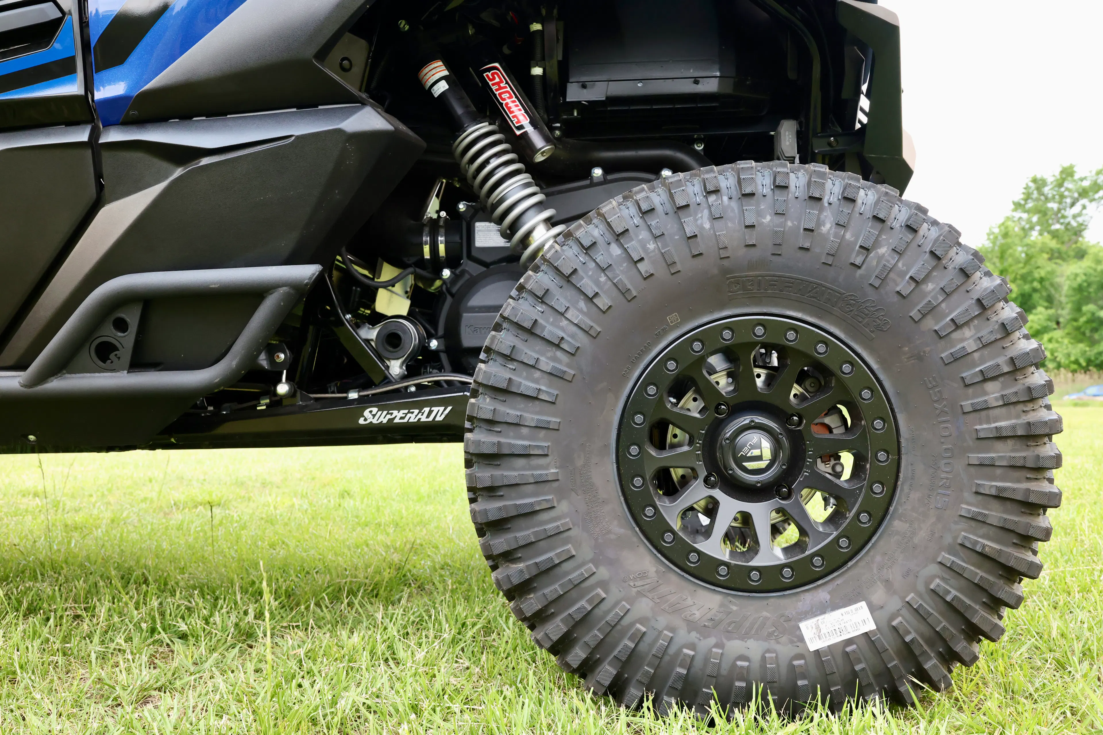 2025 Kawasaki Teryx KRX4 1000 driver rear tire