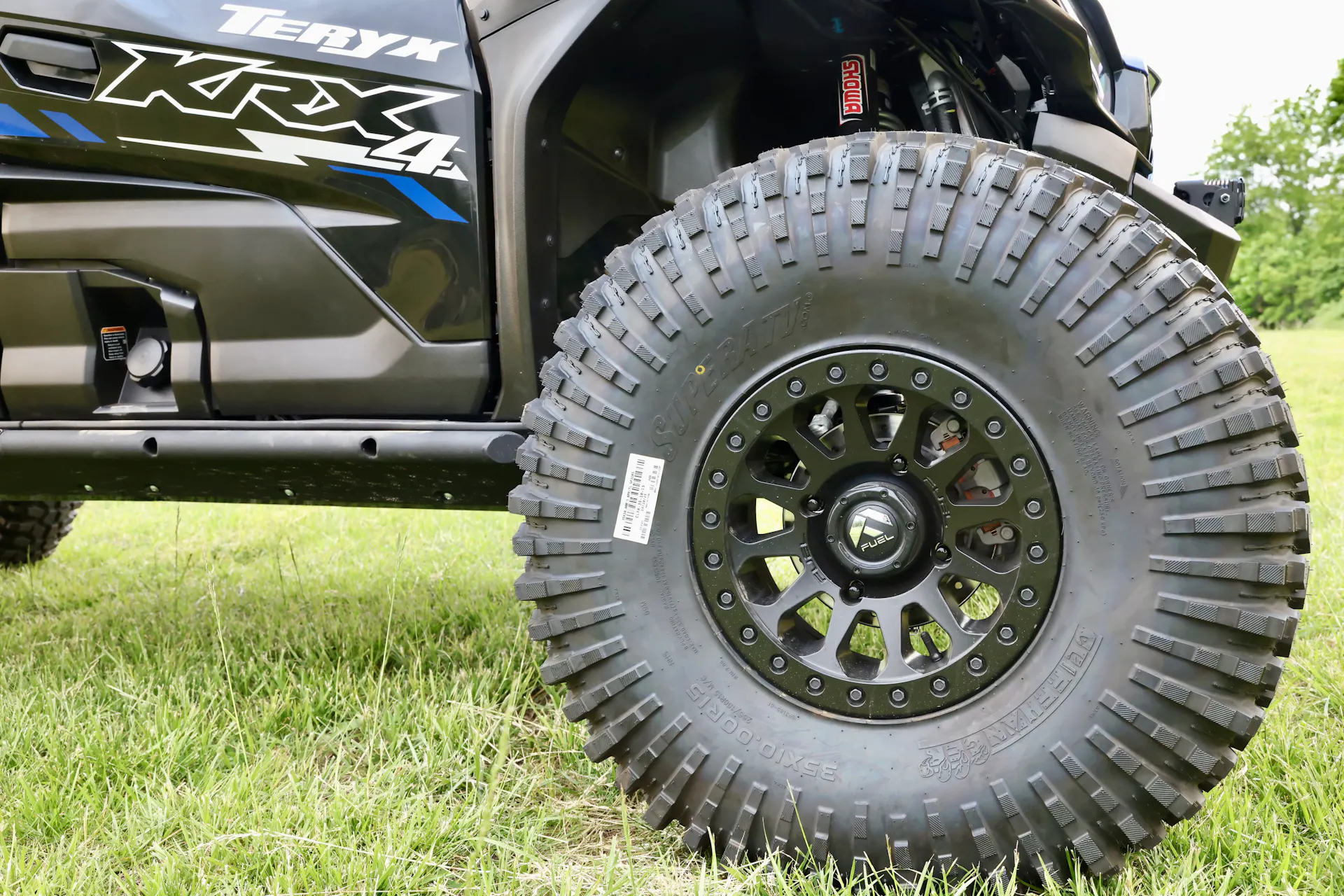 2025 Kawasaki Teryx KRX4 1000 passenger front tire