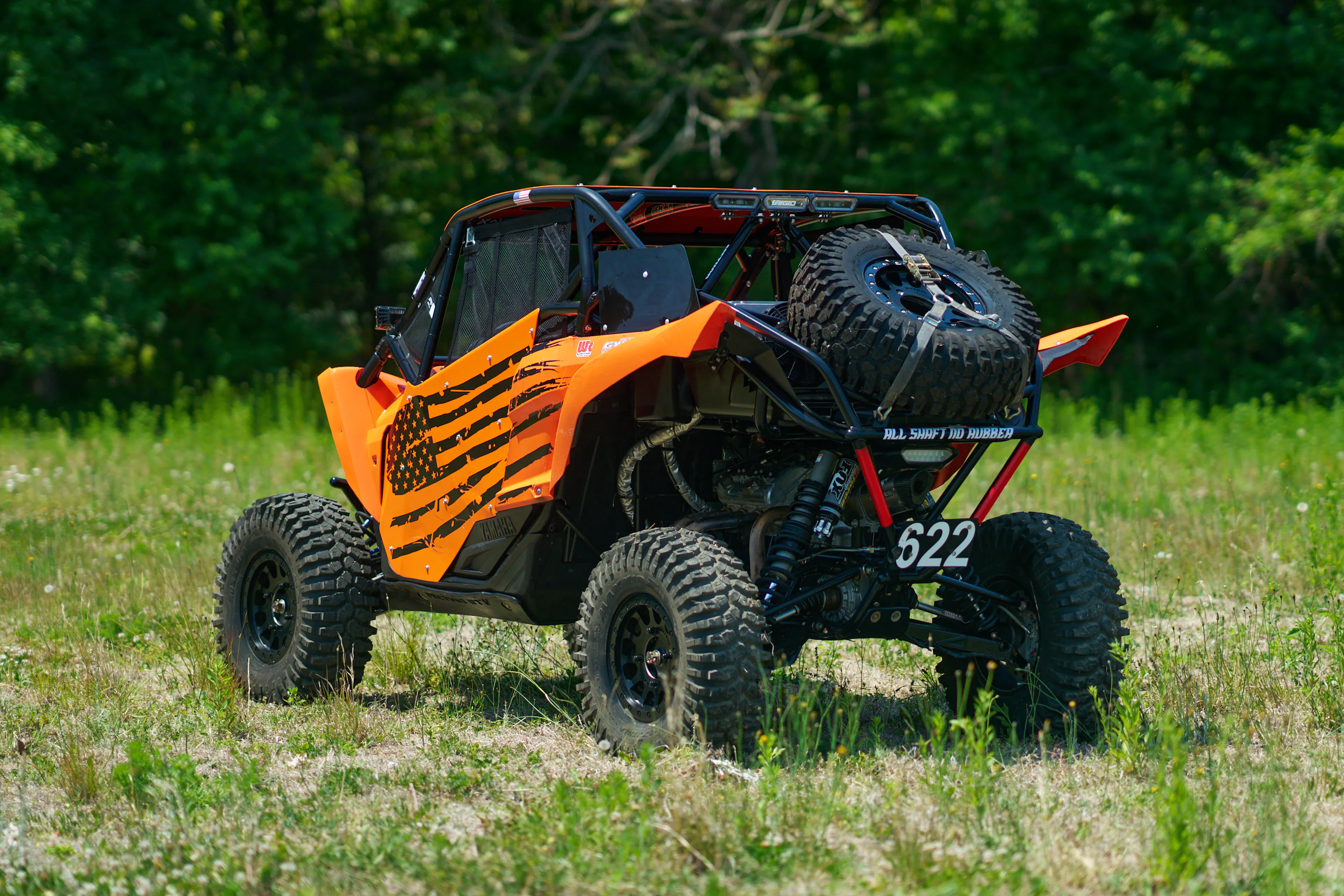 2016 Yamaha YXZ 1000R rear pasenger 3/4 steep rear driver 3/4 4