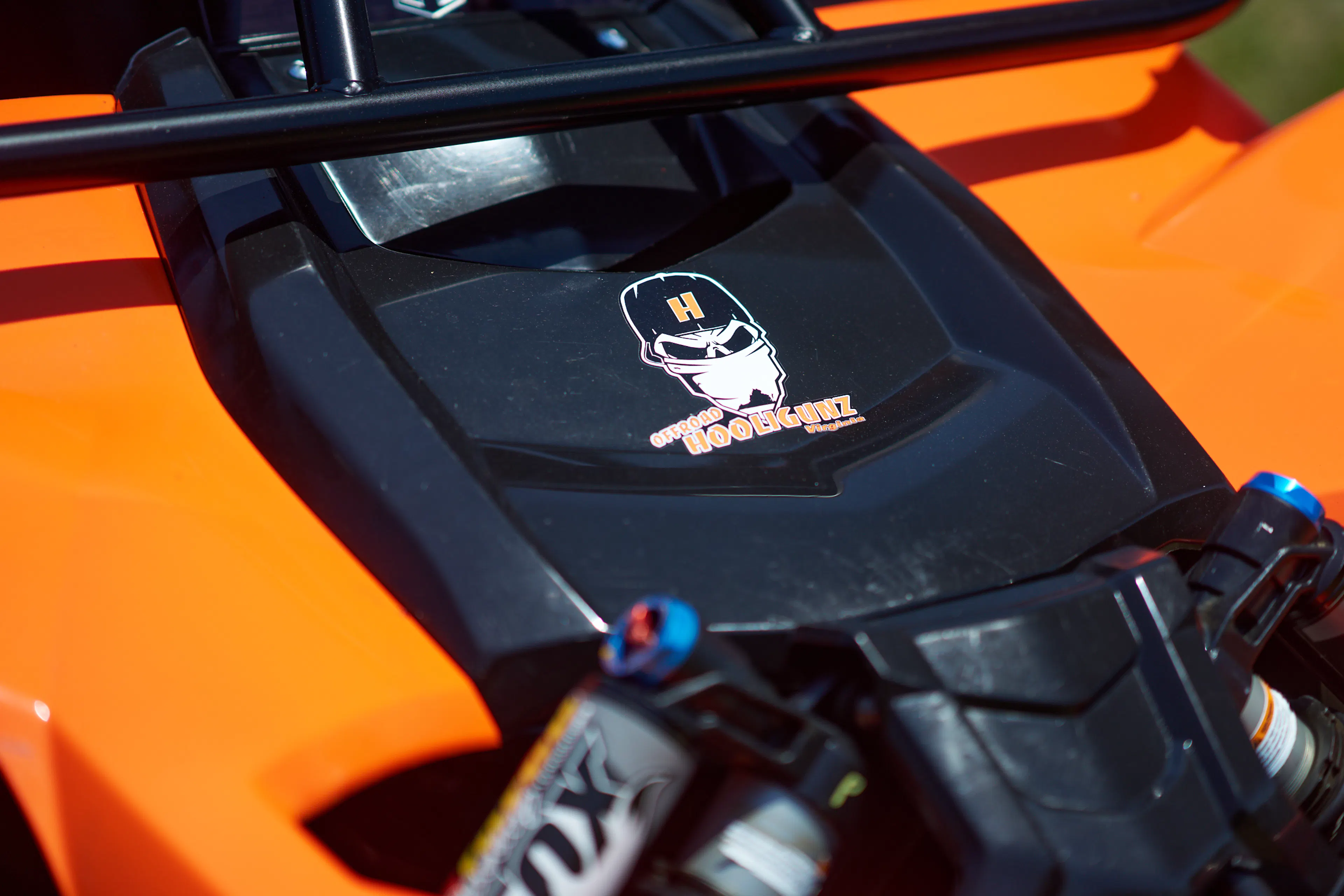 2016 Yamaha YXZ 1000R shock tower sticker front