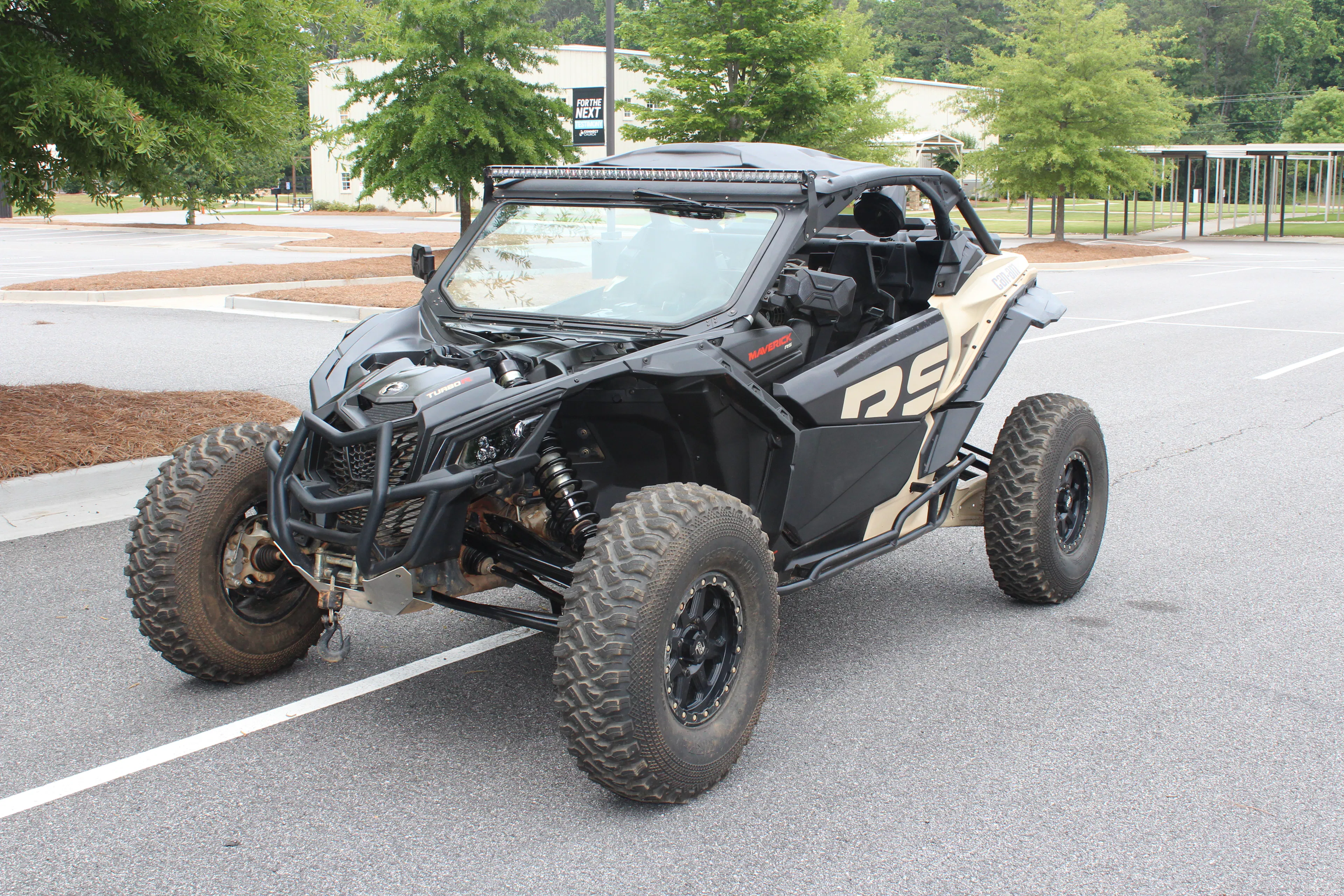 2021 Can-Am Maverick X3 RS Turbo R front driver 3/4